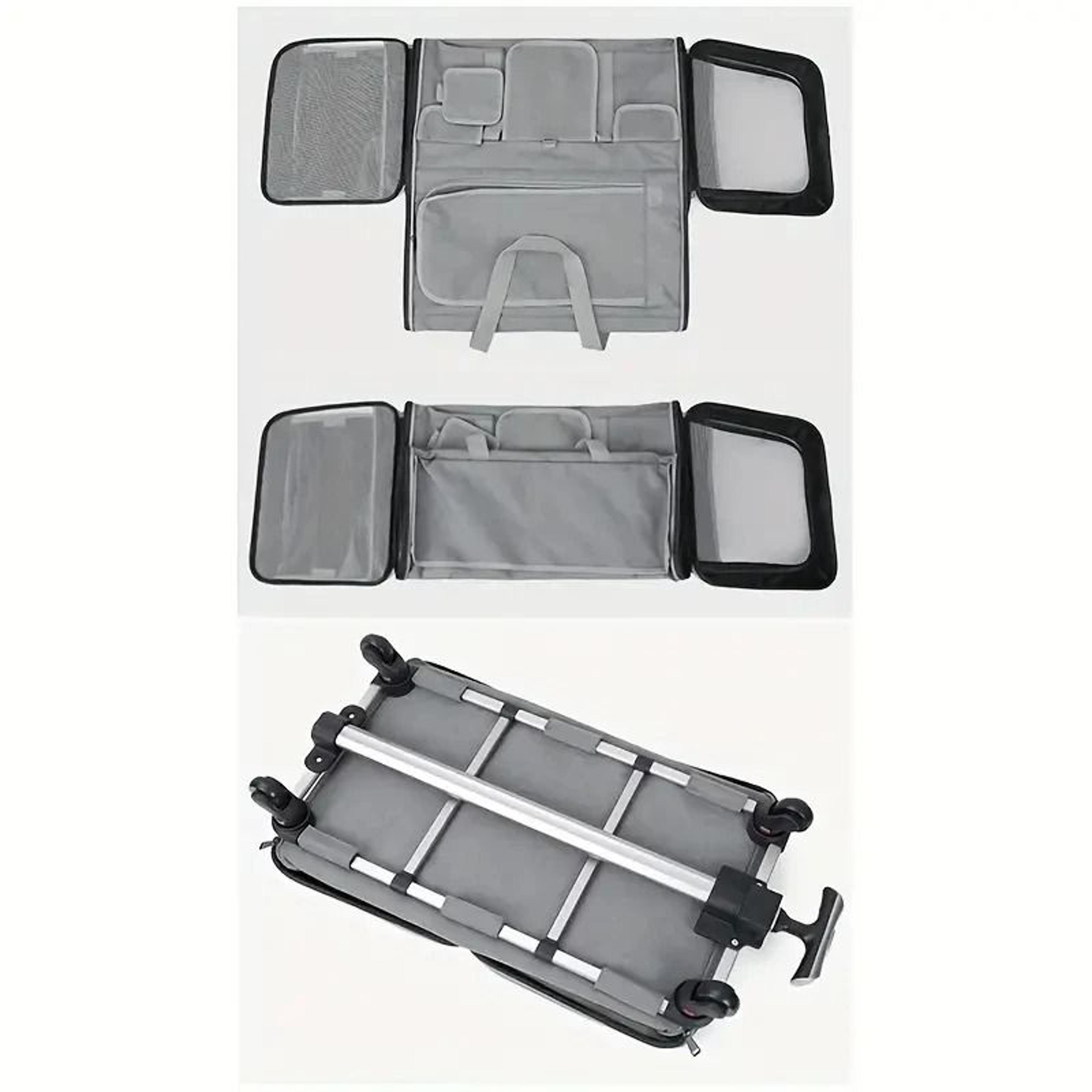 WanderRoll XL Pet Trolley Carrier  Foldable Travel Bag With Detachable Wheeled Cart 5