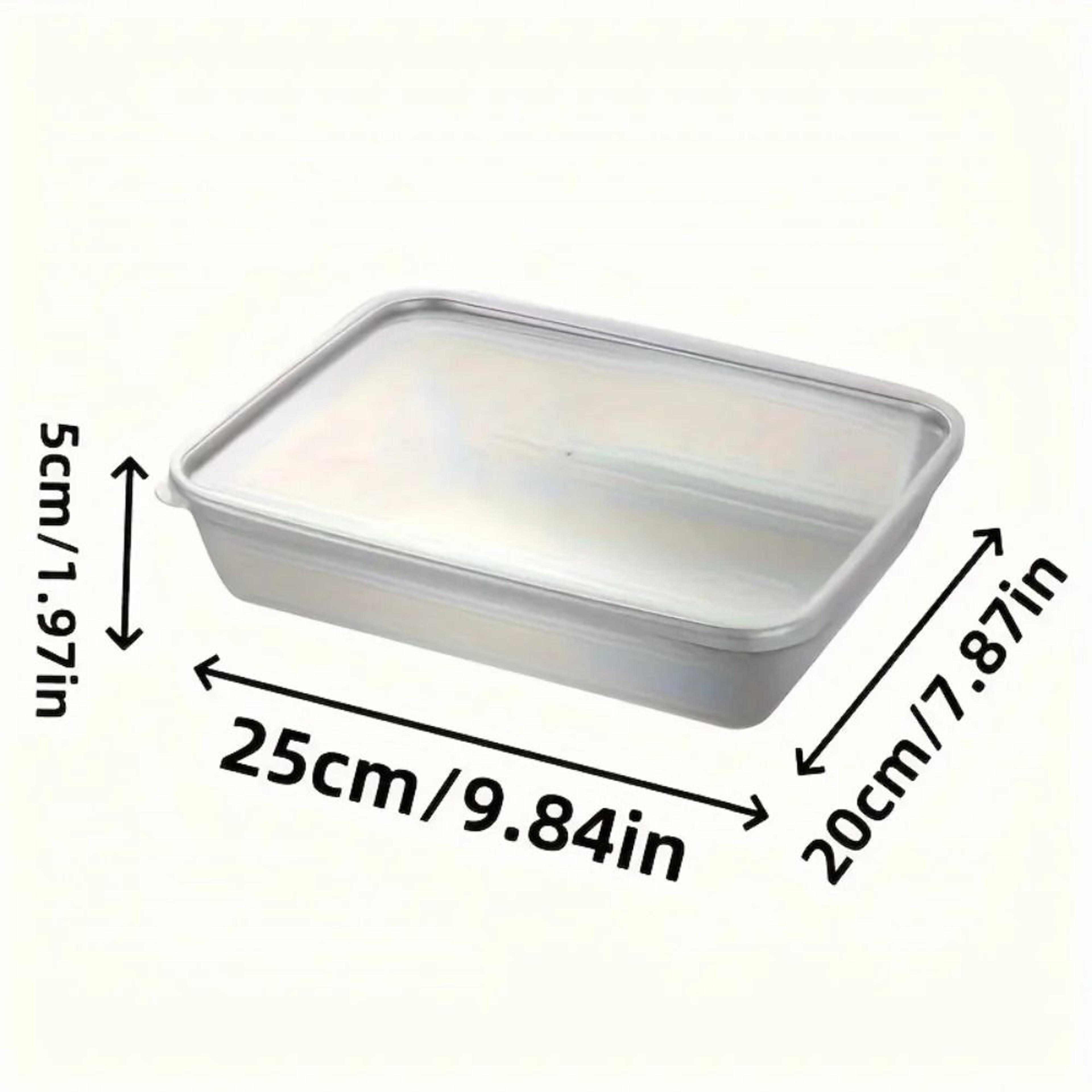4Piece Stainless Steel Baking Pan Set With Lids  NonStick Rectangular Roasting Dishes For Baking Ro 7