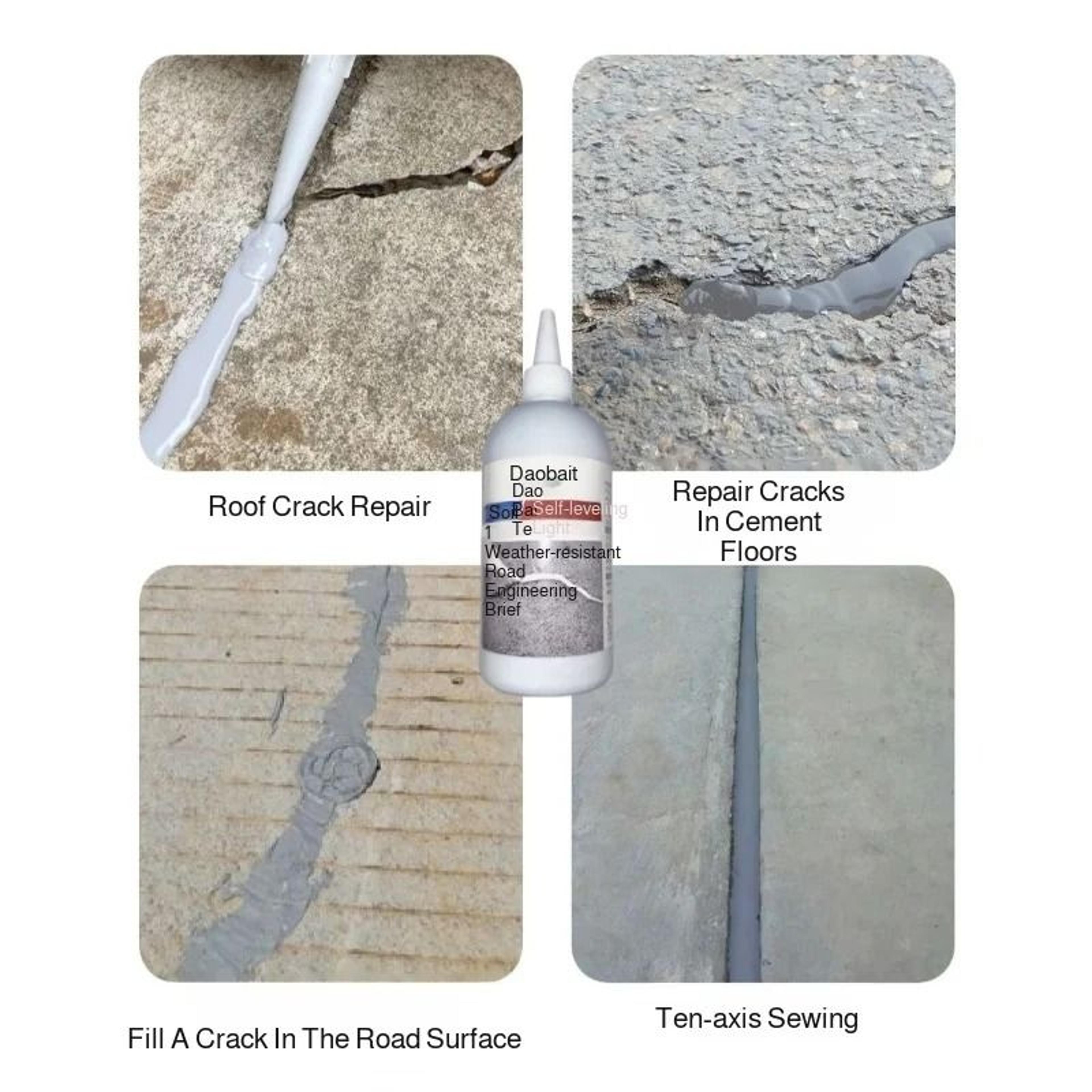 Waterproof Concrete Repair Glue For Roof Cracks And Leaks 5