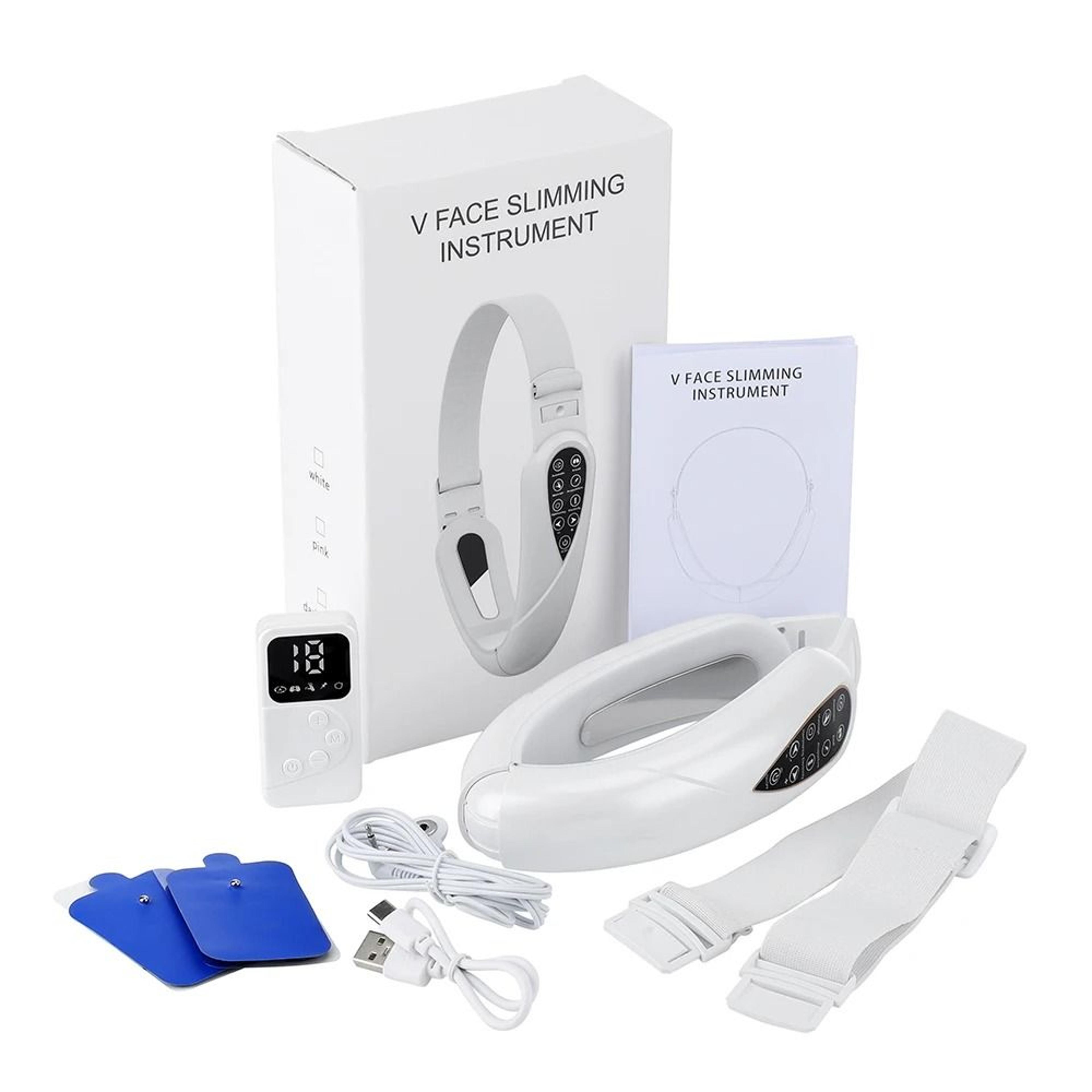 LED V Face Lifting Massager With Vibration For Jawline And Cheek Care 6