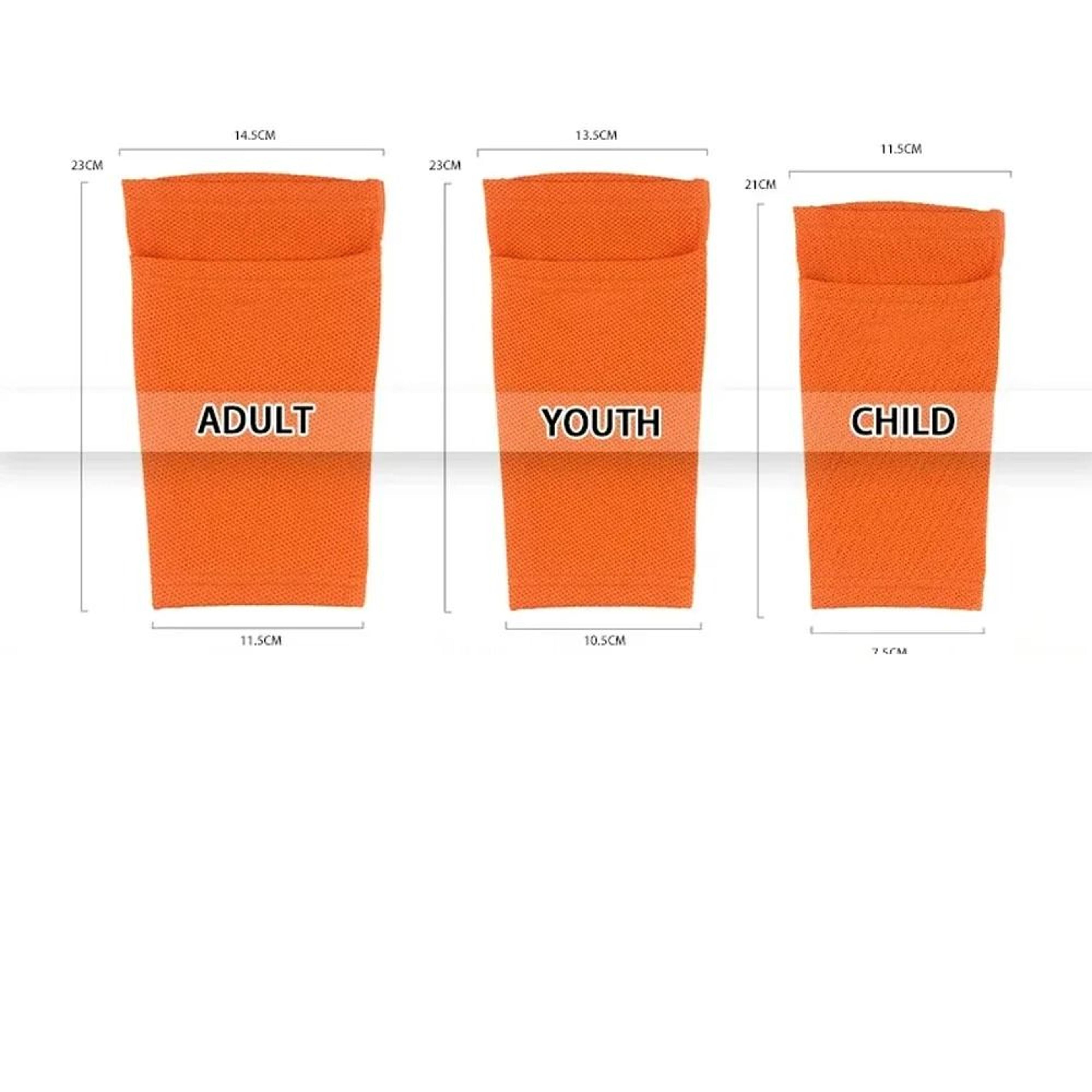 Soccer Shin Guards With EVA Cushion And Protective Sleeves 1