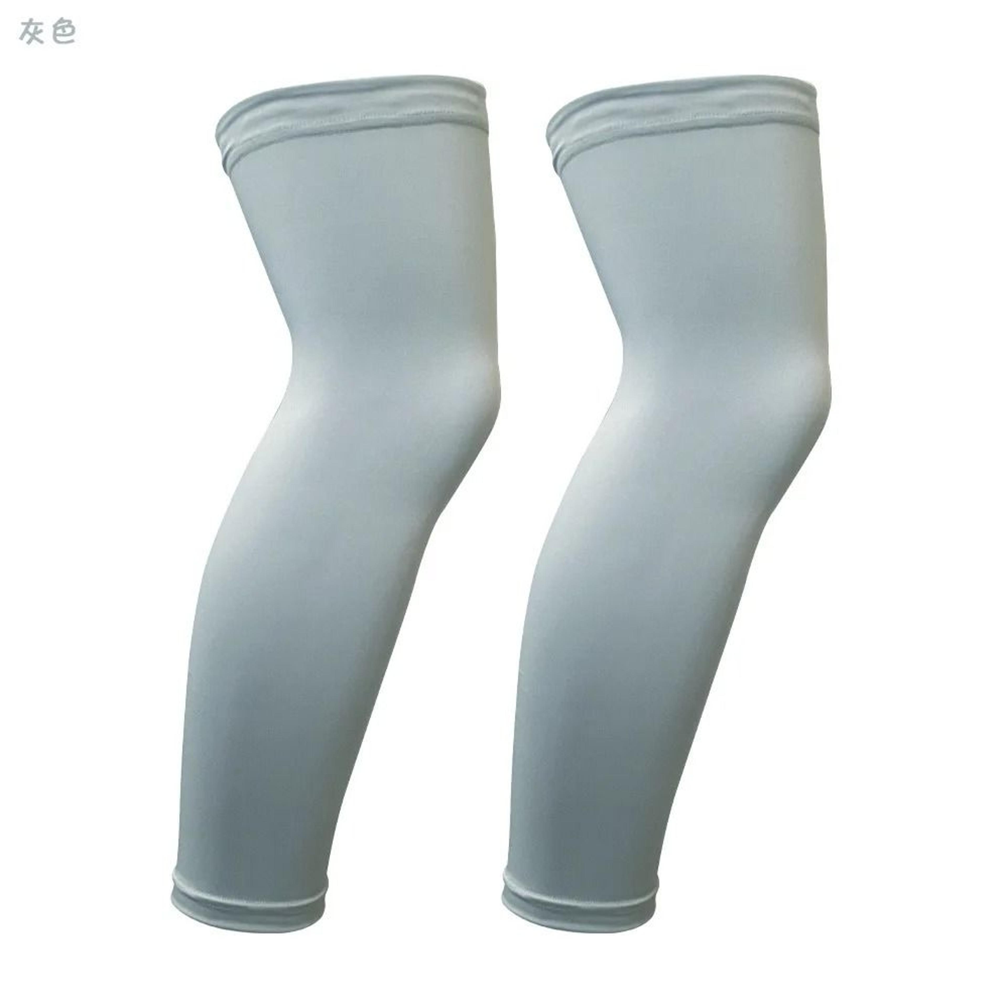 Kids Long Compression Leg Sleeves With Non Slip UV Protection 10