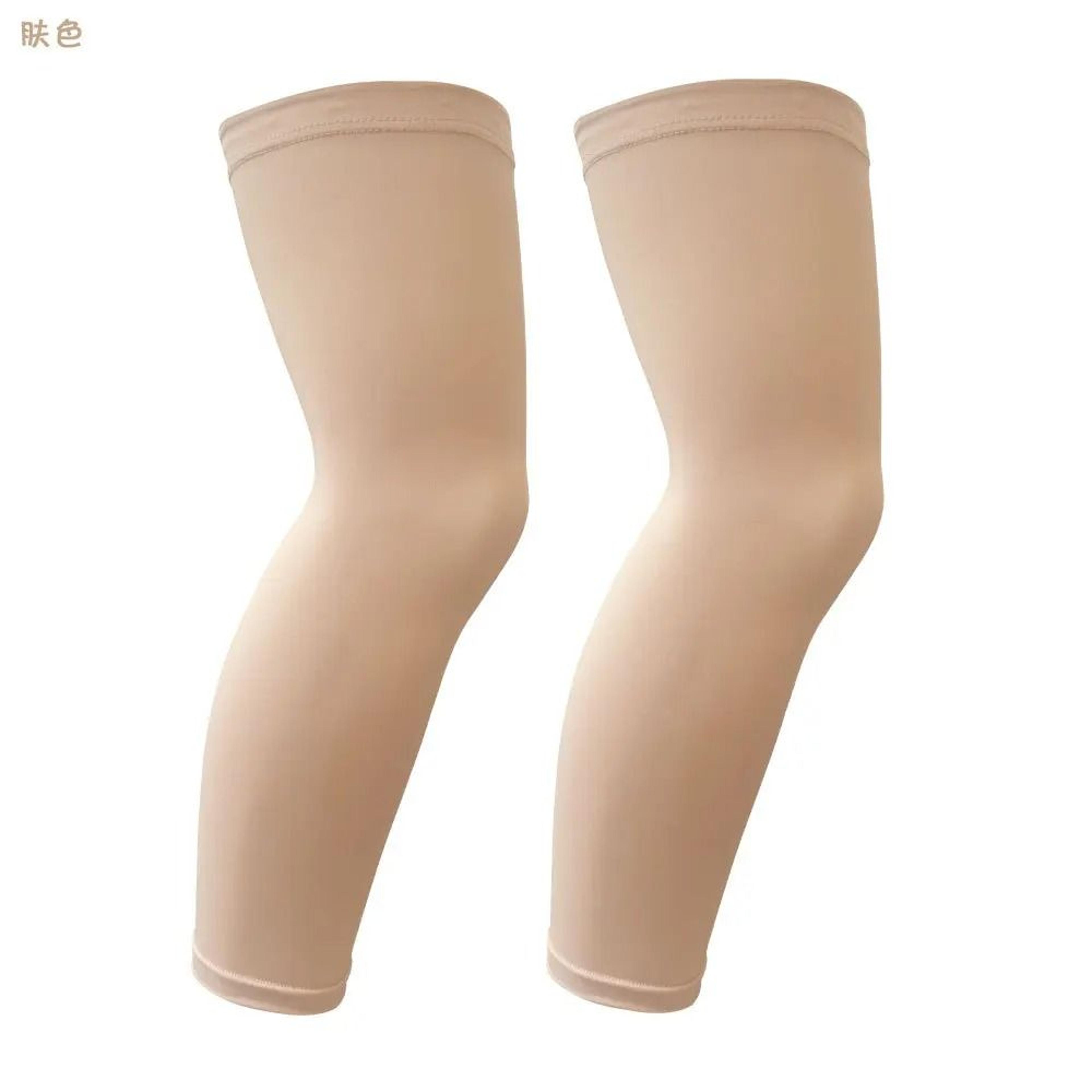 Kids Long Compression Leg Sleeves With Non Slip UV Protection 7