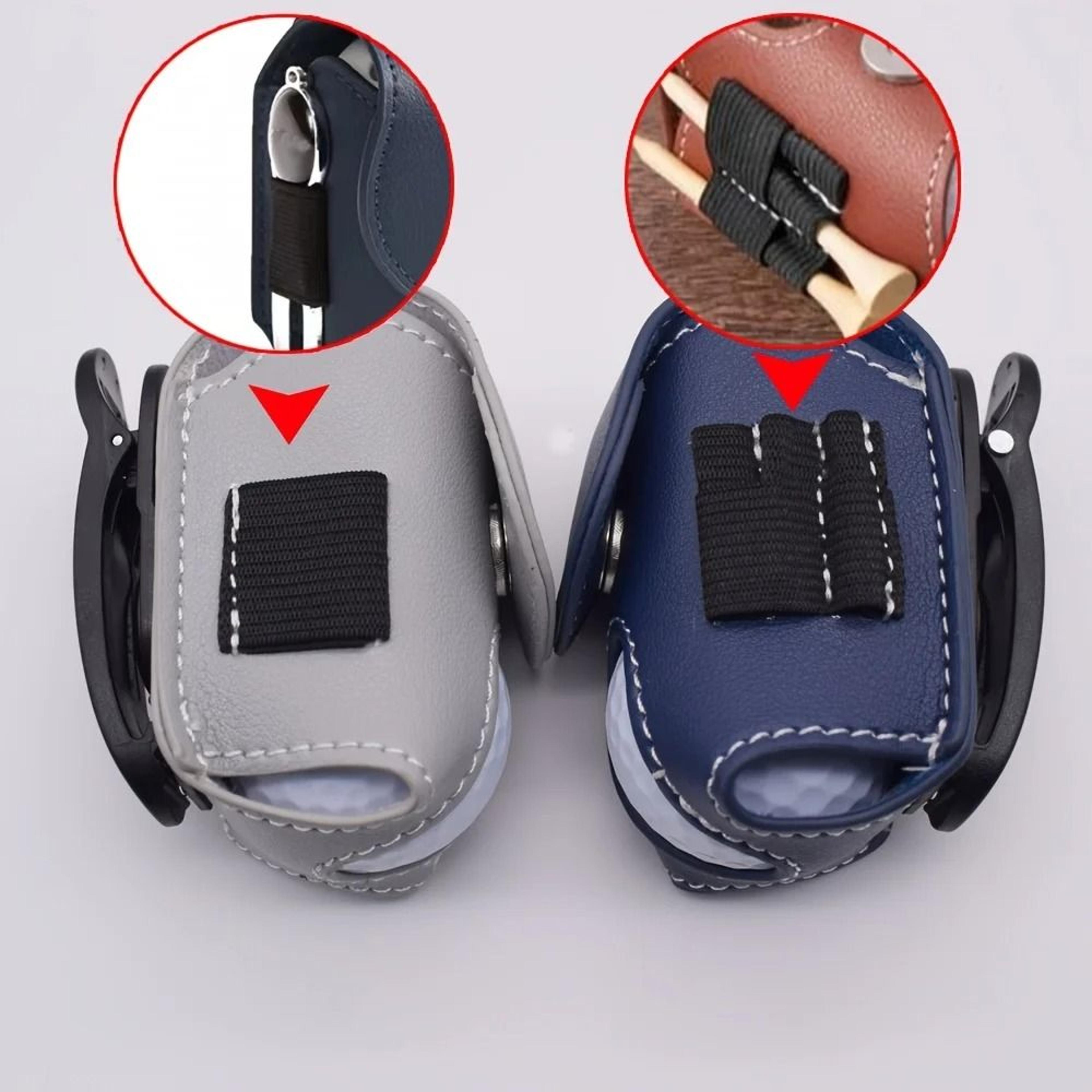 Portable Mini Golf Ball Storage Bag With Hook 4
