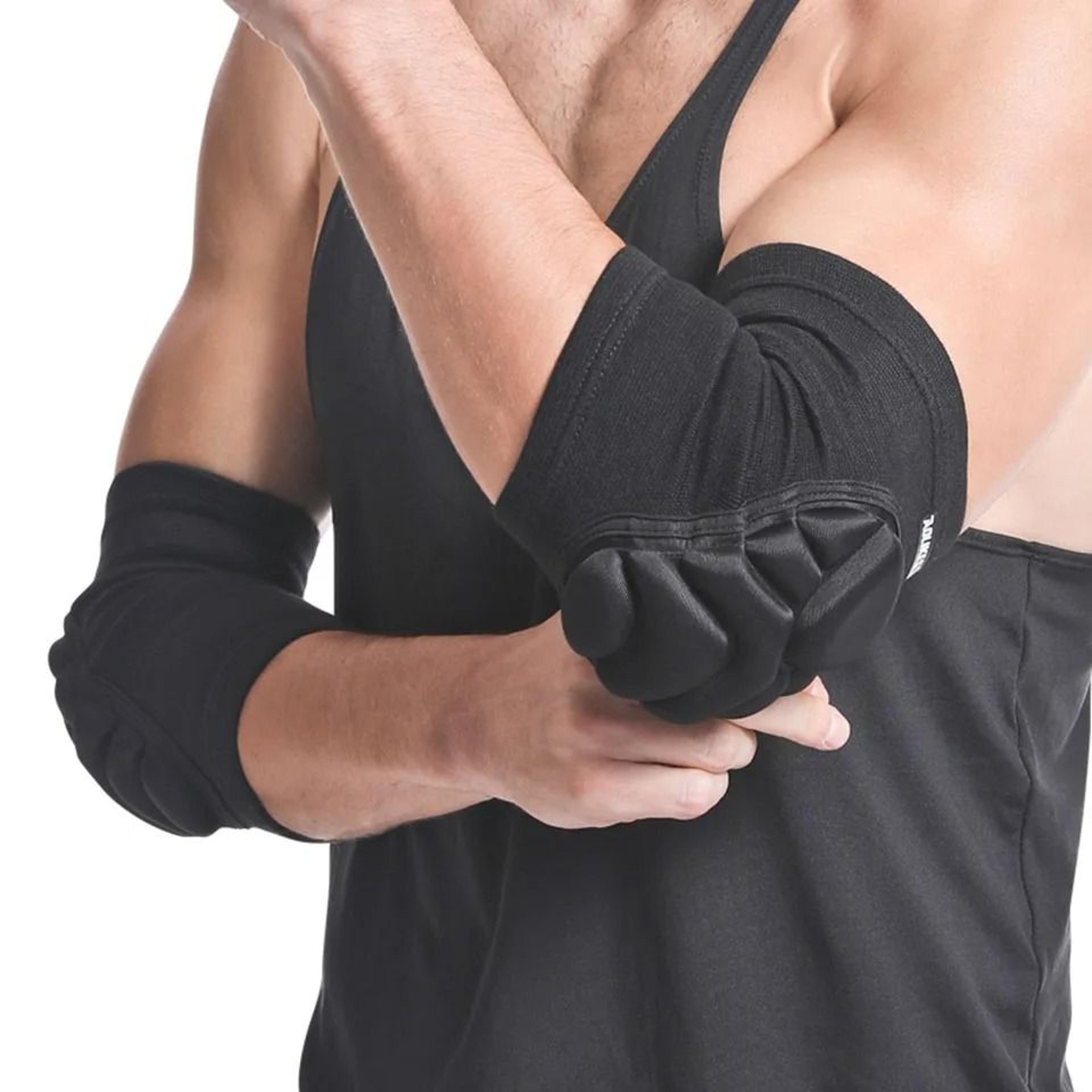 AOLIKES Foam Elbow Pads For Sports  Protective Elbow Sleeves For Volleyball Roller Skating Cycling  2