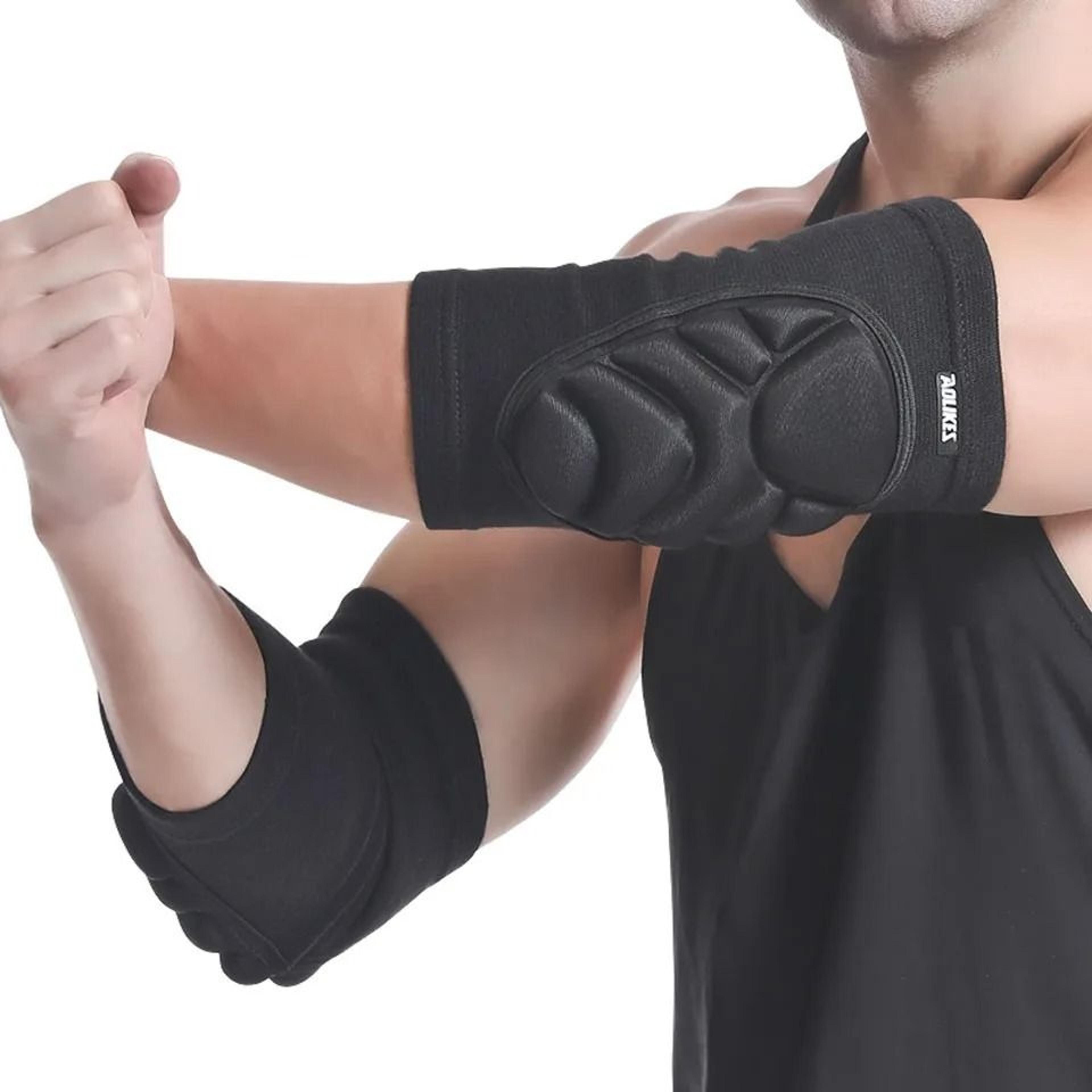 AOLIKES Foam Elbow Pads For Sports  Protective Elbow Sleeves For Volleyball Roller Skating Cycling  3