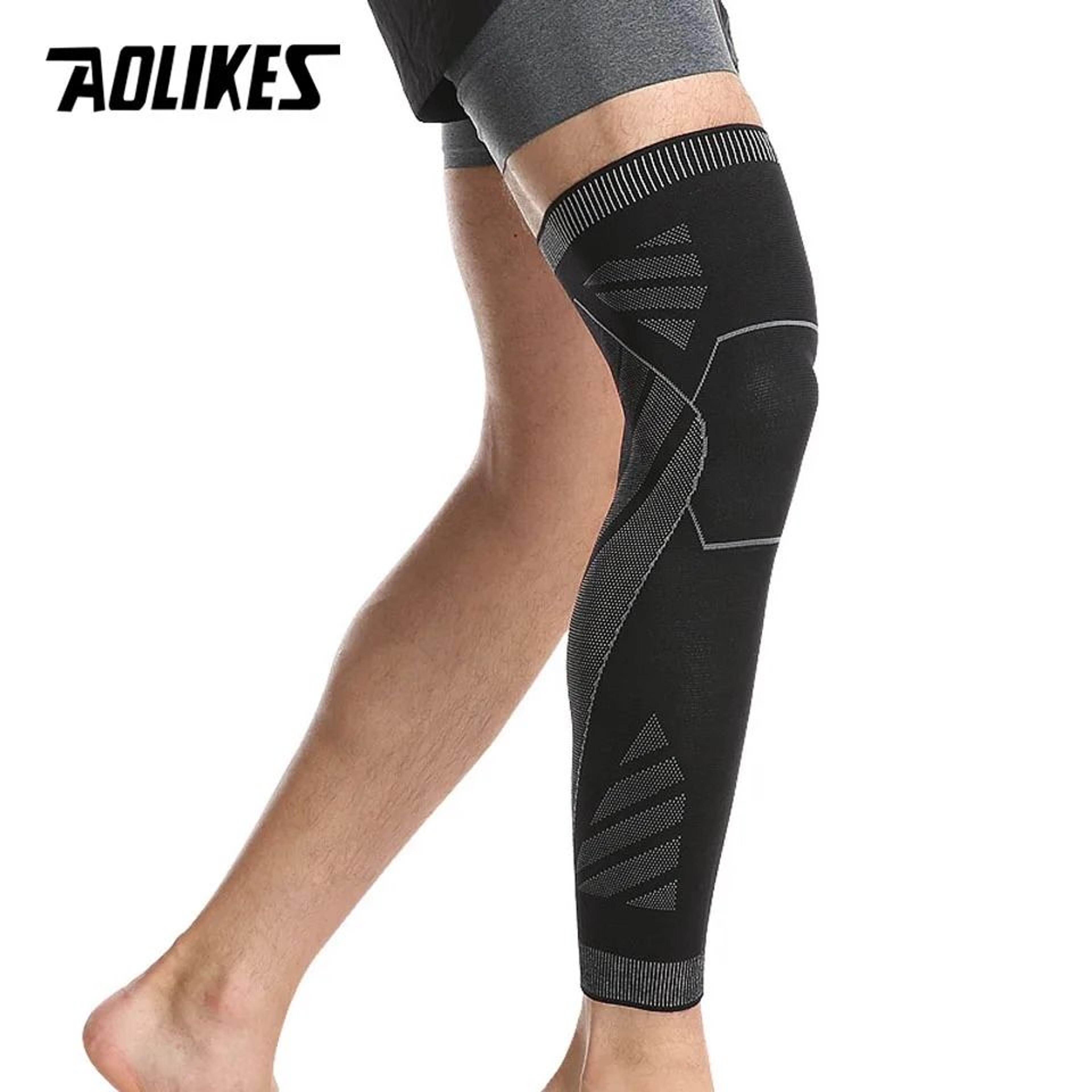 AOLIKES Full Leg Compression Sleeve With Knee Support 2