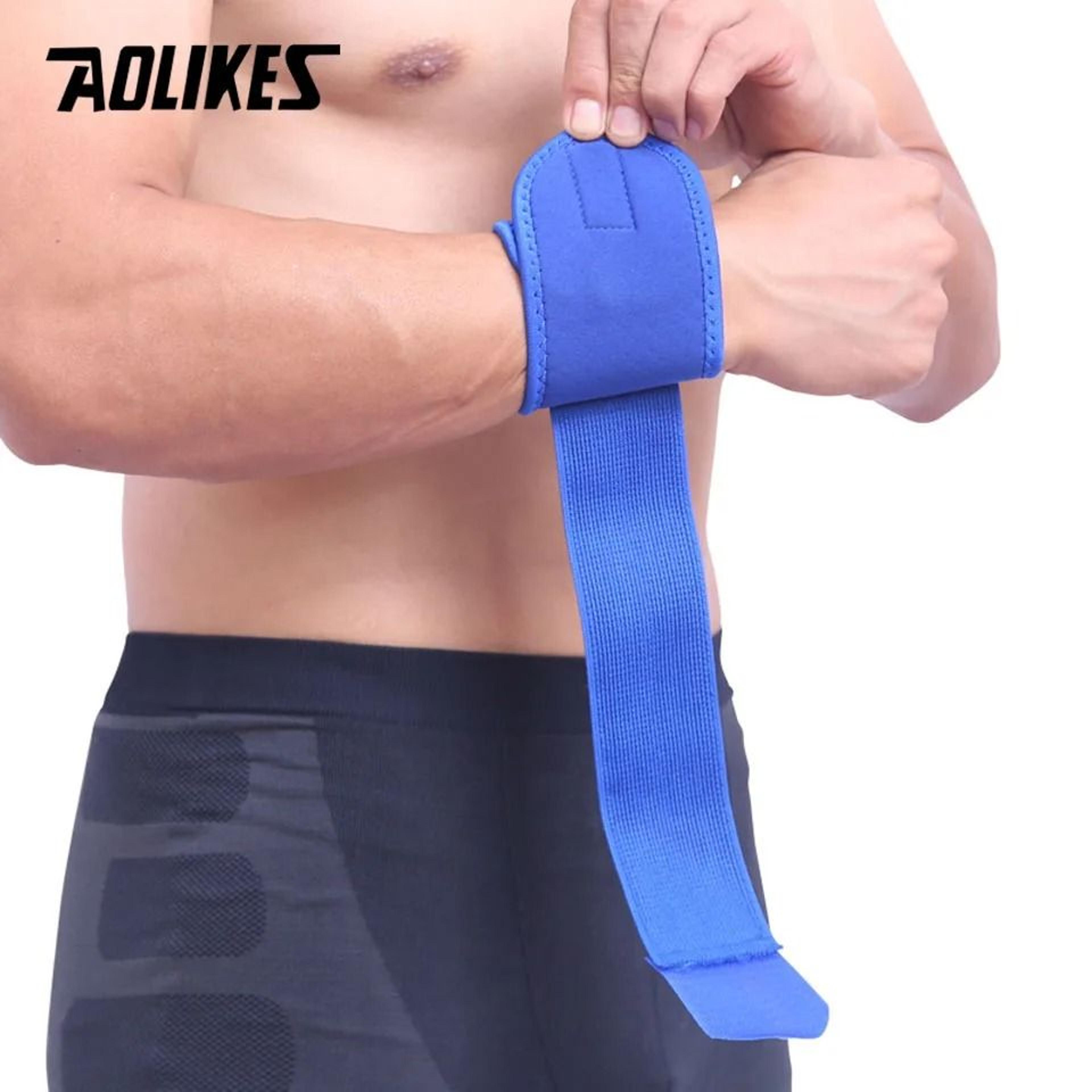 AOLIKES Adjustable Wrist Support Wrap For Sports And Gym 2