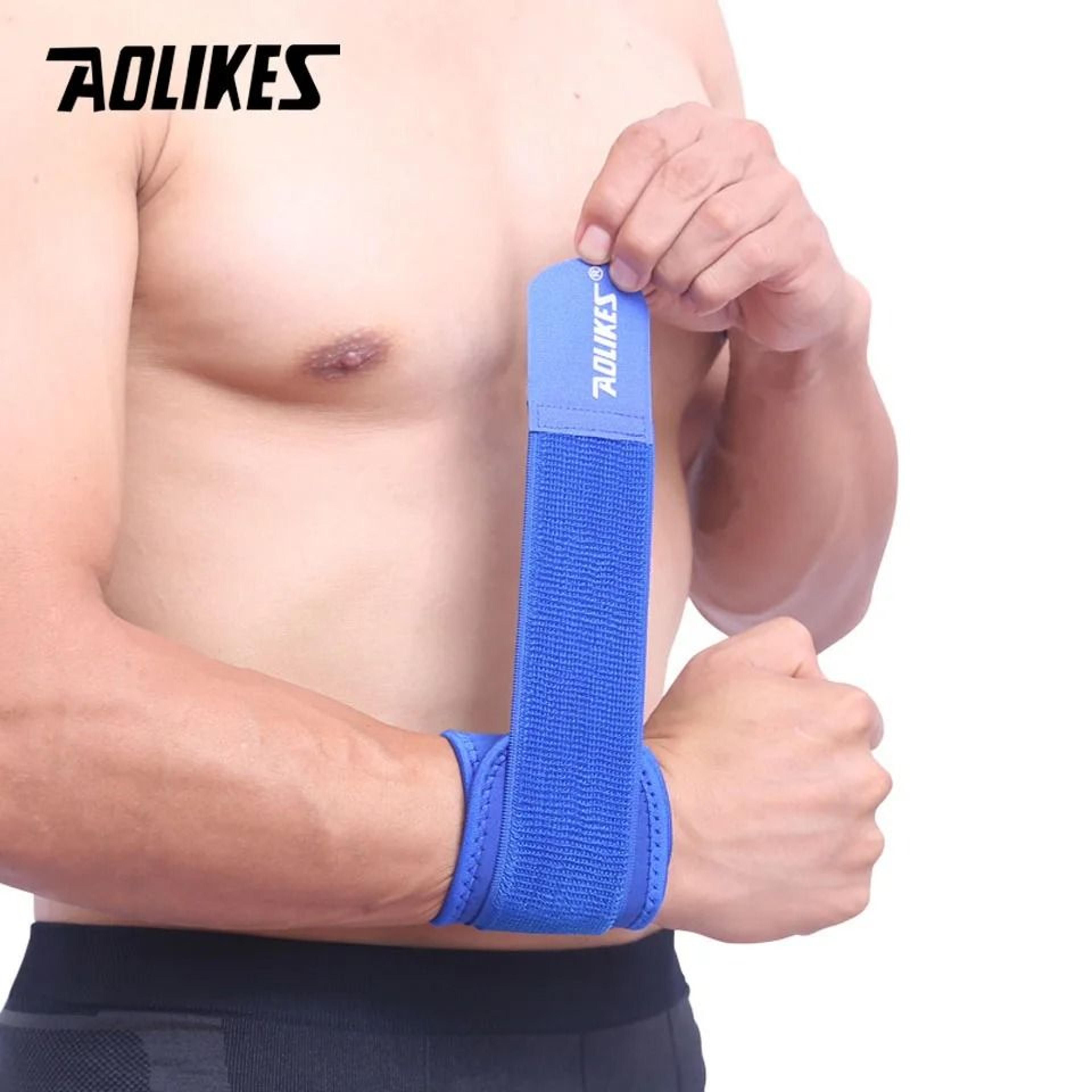 AOLIKES Adjustable Wrist Support Wrap For Sports And Gym 3