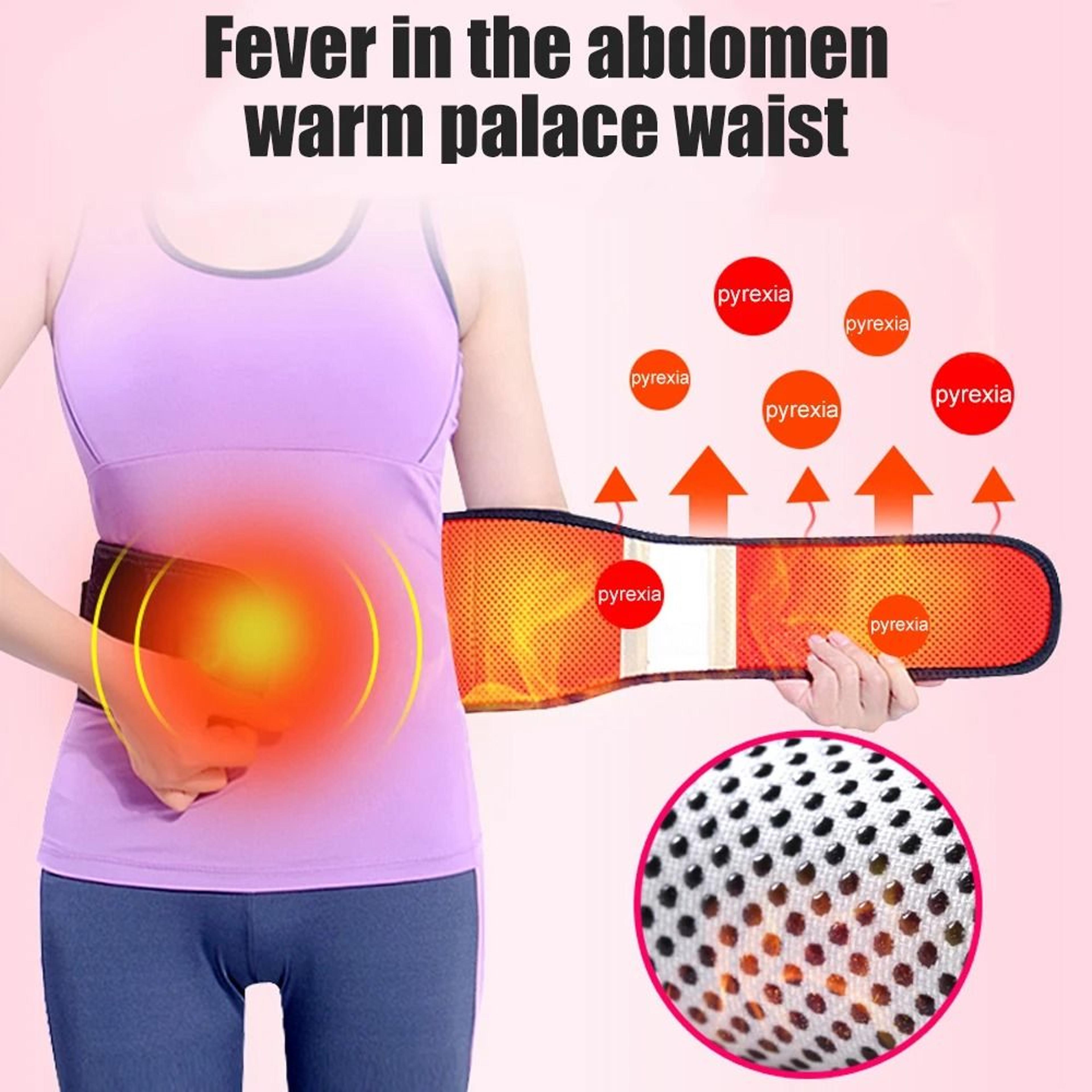 Adjustable Heated Lumbar Support Belt For Lower Back Comfort 3