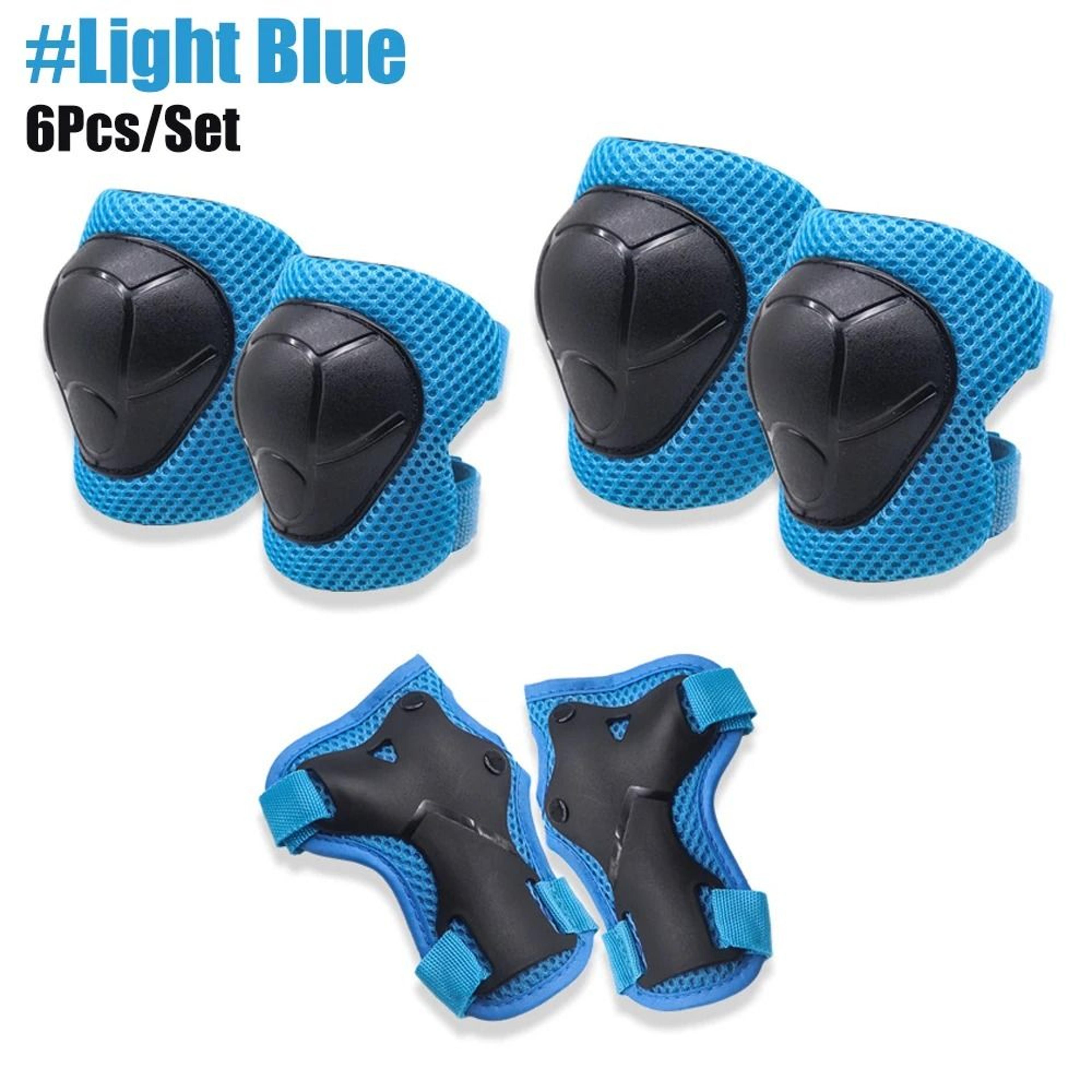 6 Piece Kids Knee Elbow And Wrist Protective Gear Set 12