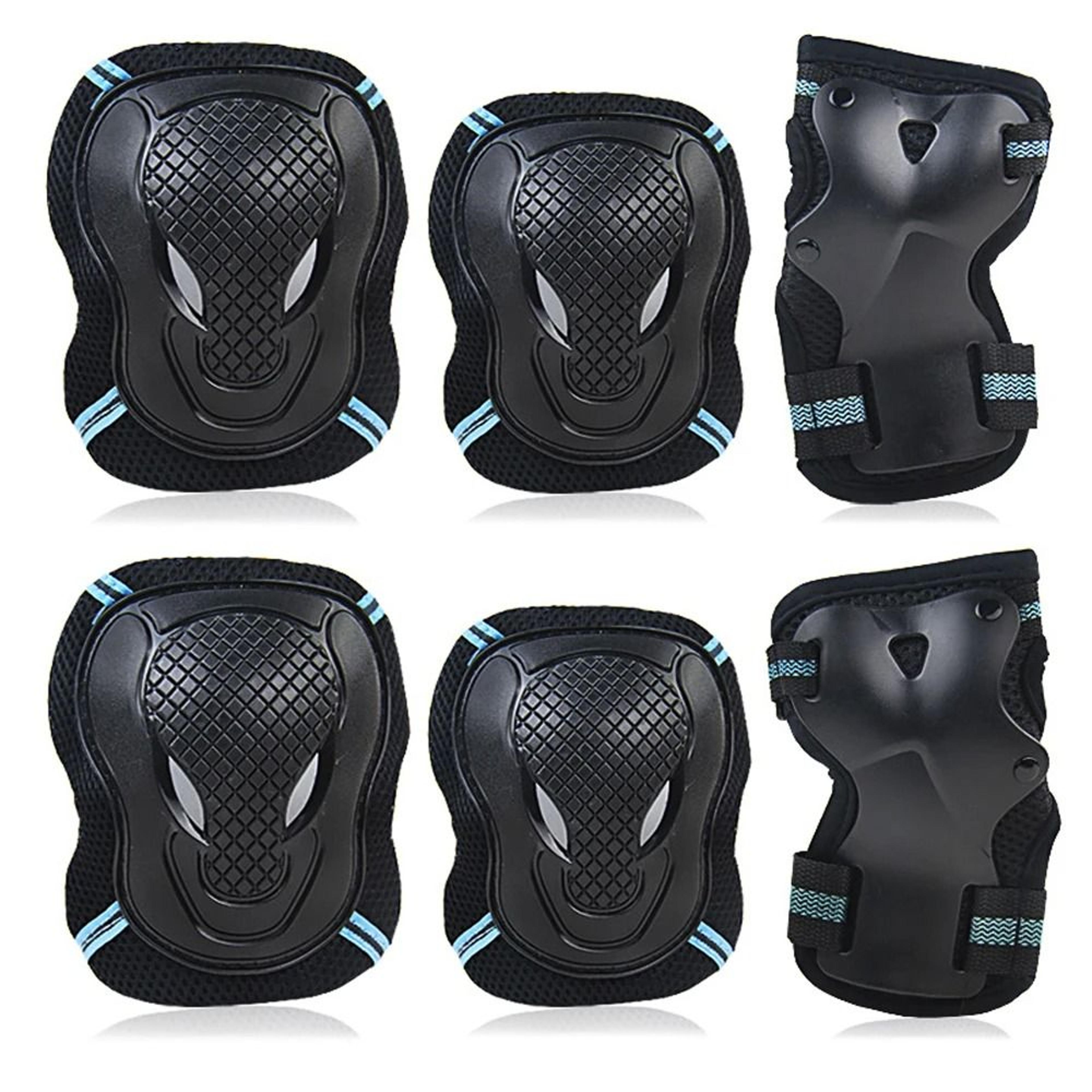 6 Piece Knee Elbow And Wrist Protective Gear Set For Skating And Cycling 7