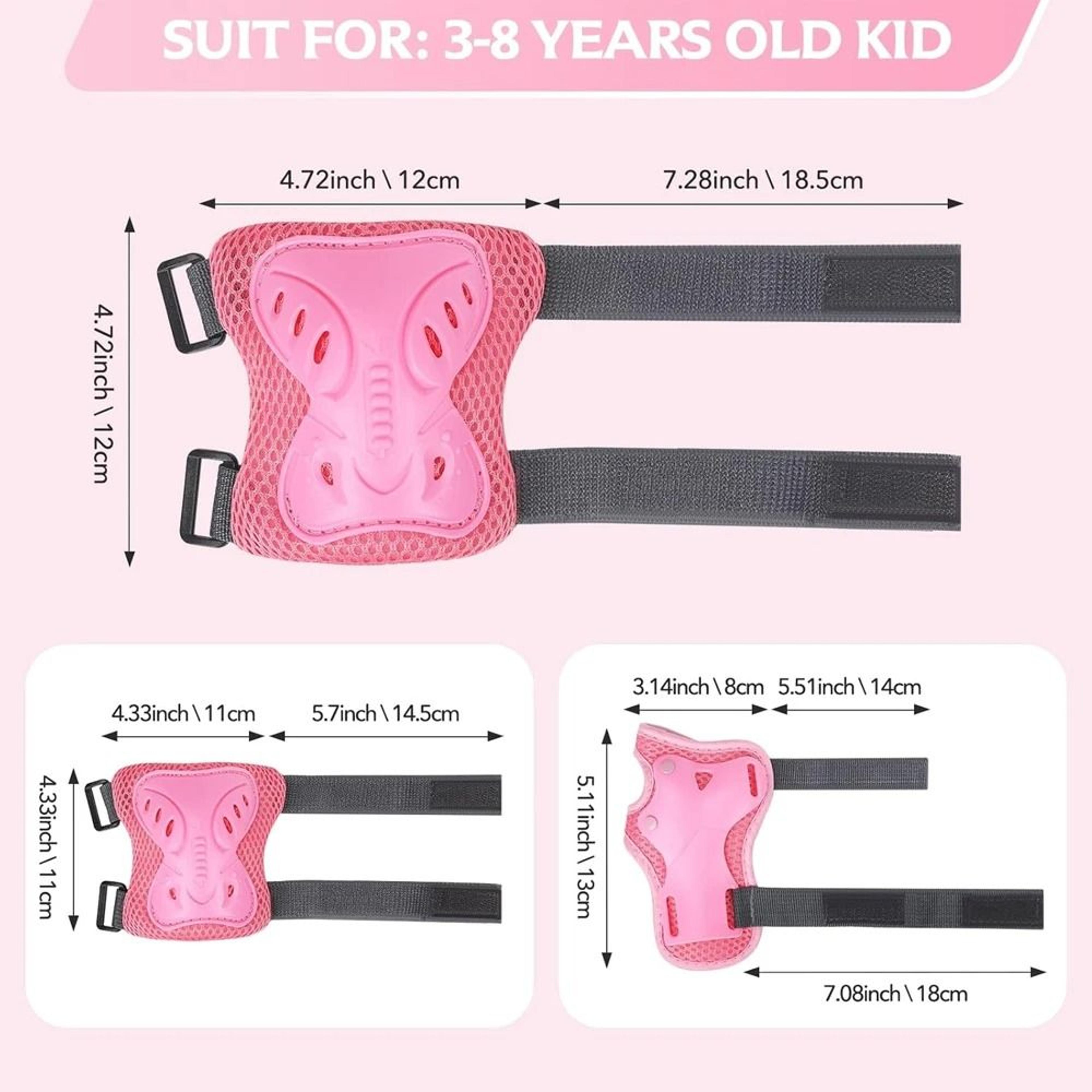 Kids Protective Pads Set With Knee Elbow And Wrist Guards 4