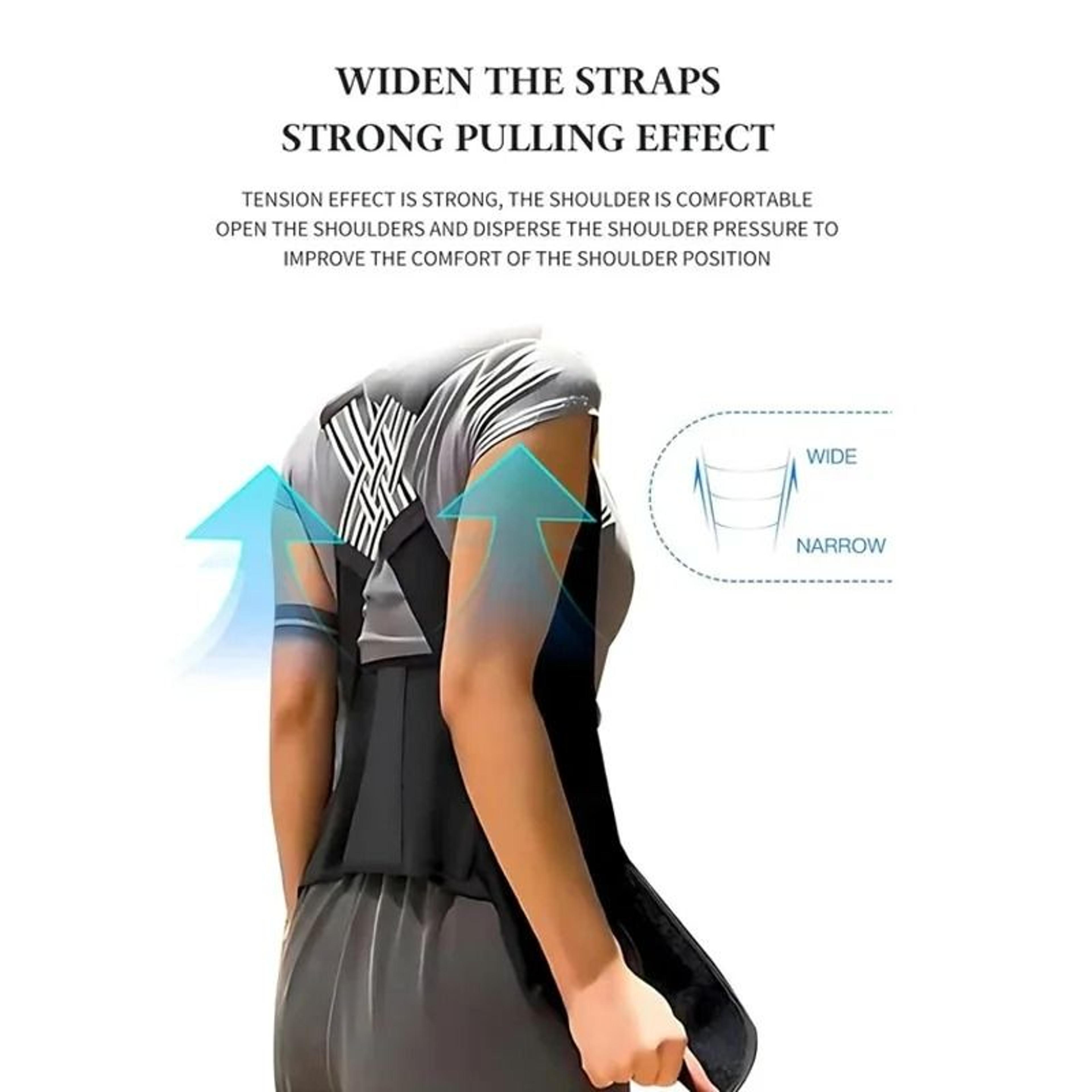 Breathable Back Posture Corrector And Shoulder Support Brace 3