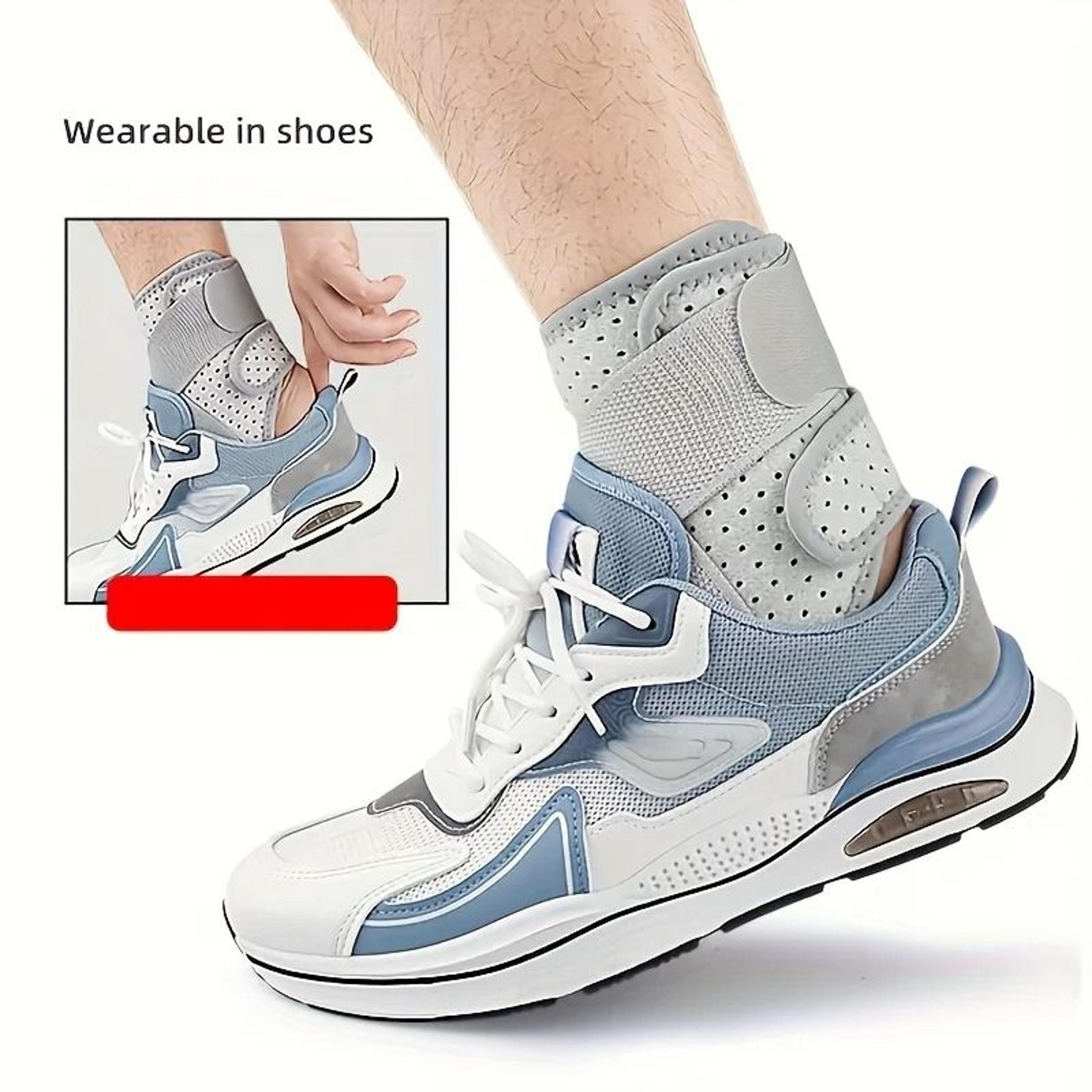 Adjustable Ankle Brace With Side Stabilizers For Sprained Ankle Support And Pain Relief 4