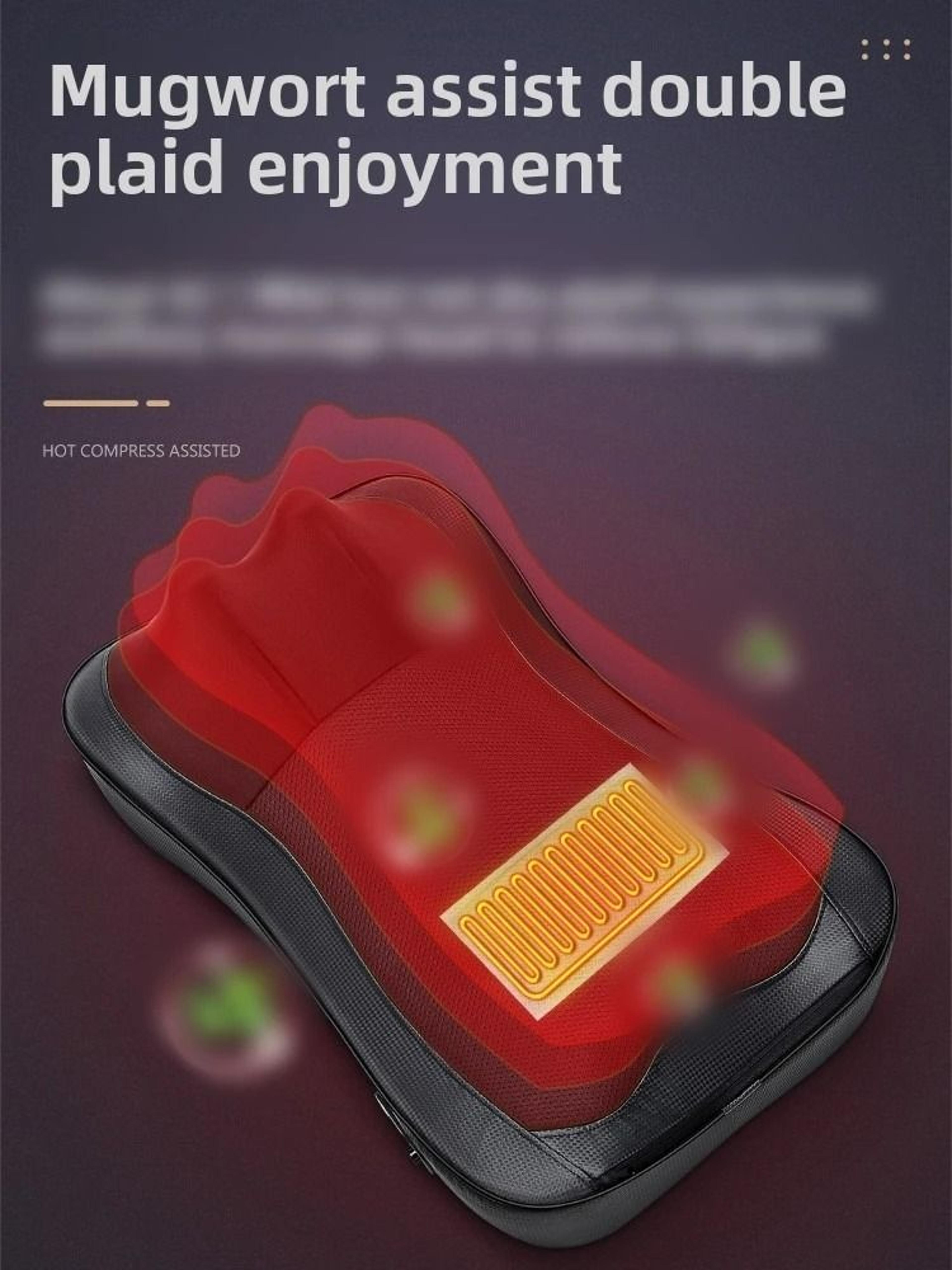 Full Body Massage Chair Pad With Neck Shoulder Rolling Massage 6