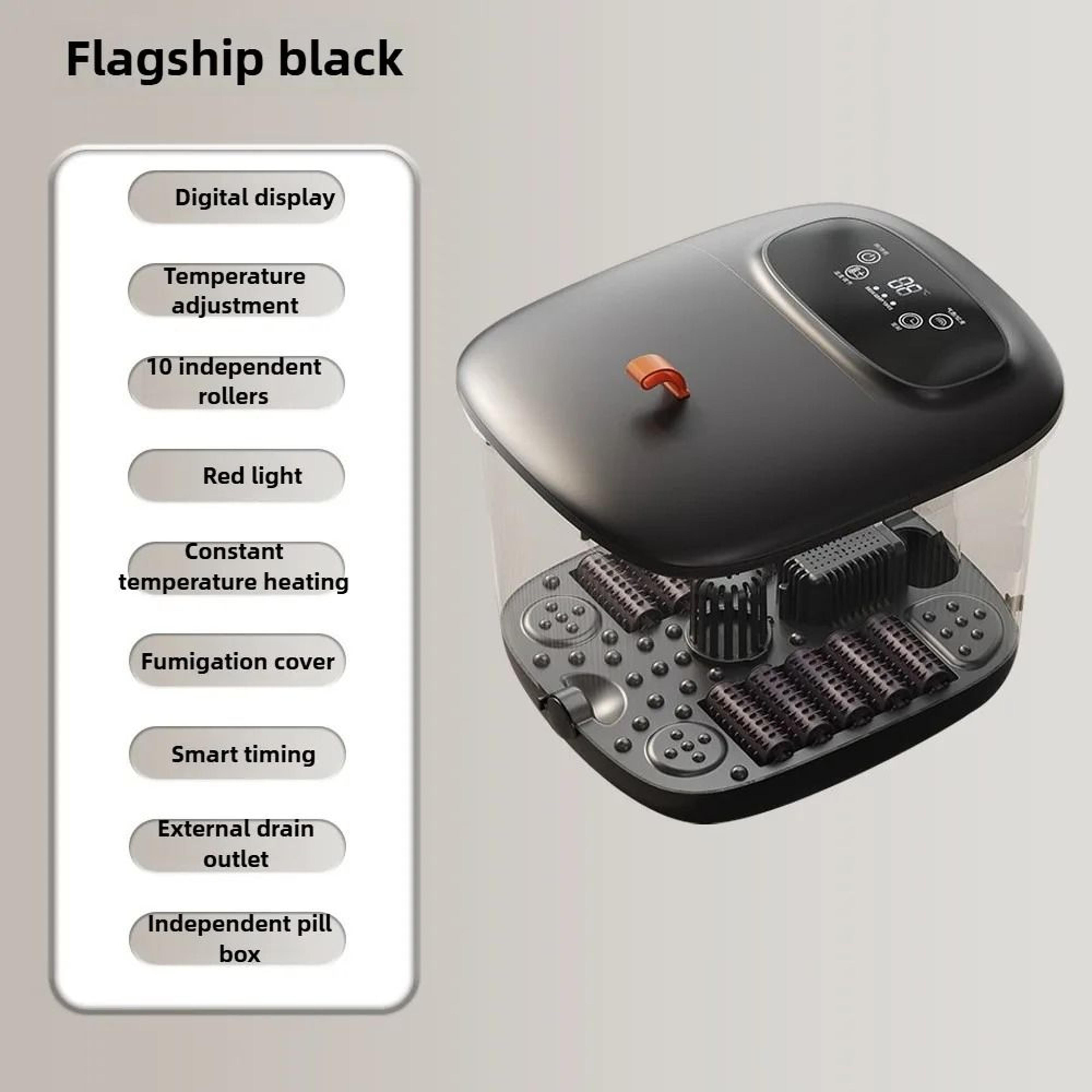 Electric Heated Foot Spa Bath Massager With Remote Control 10