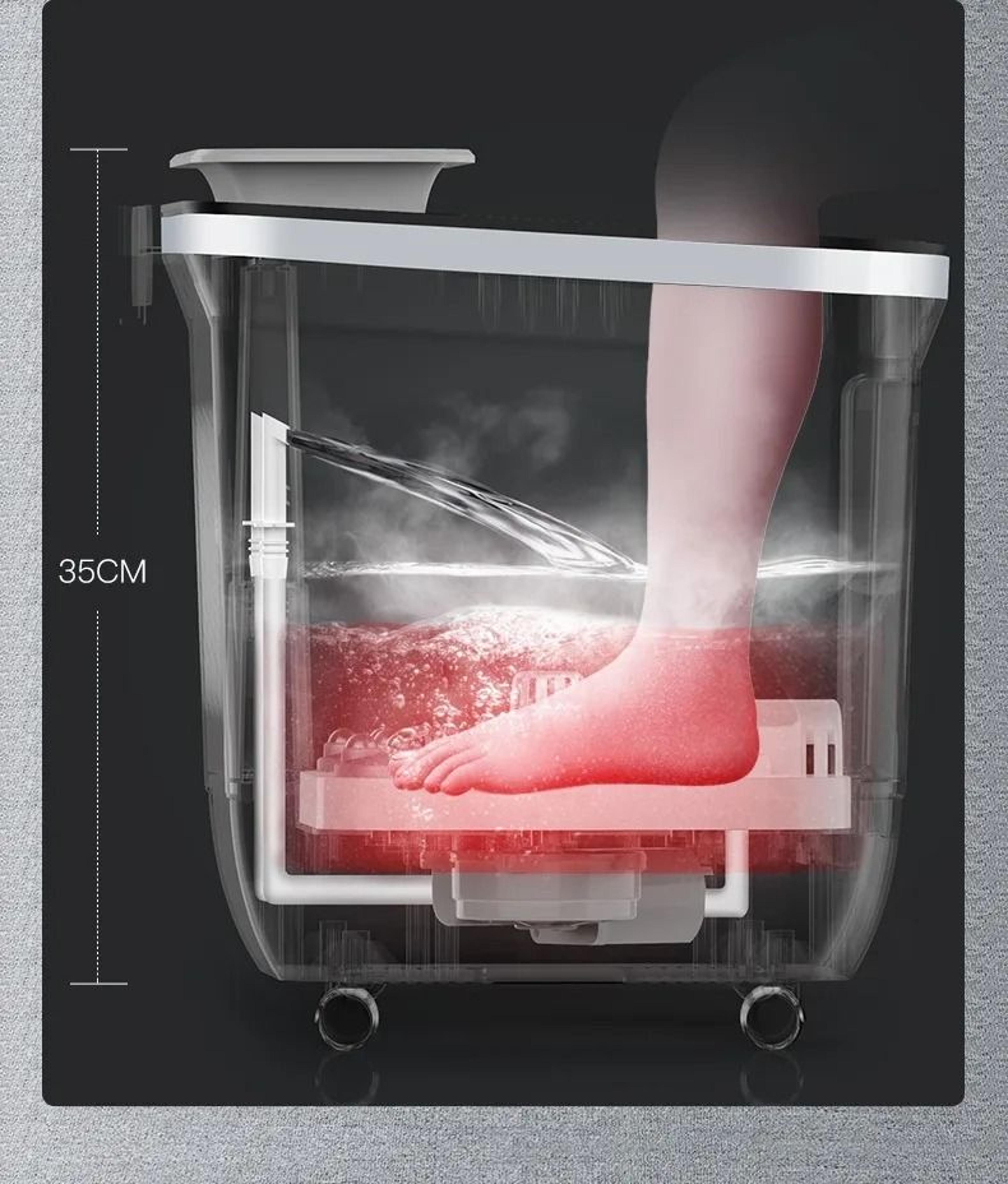 Electric Heated Foot Spa Bath Massager With Remote Control 5