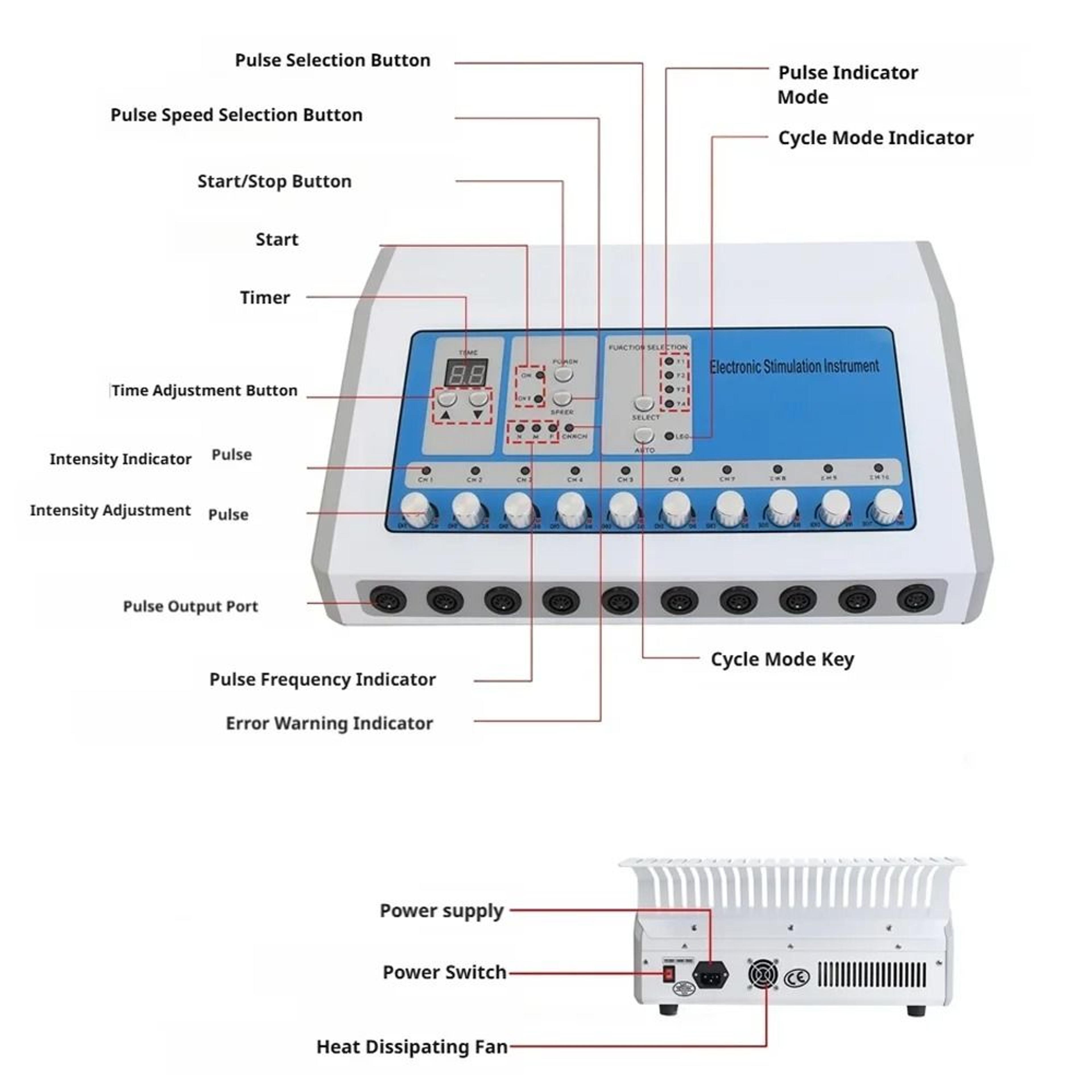 EMS Pulse Beauty Massage Machine For Face And Body Relaxation 4