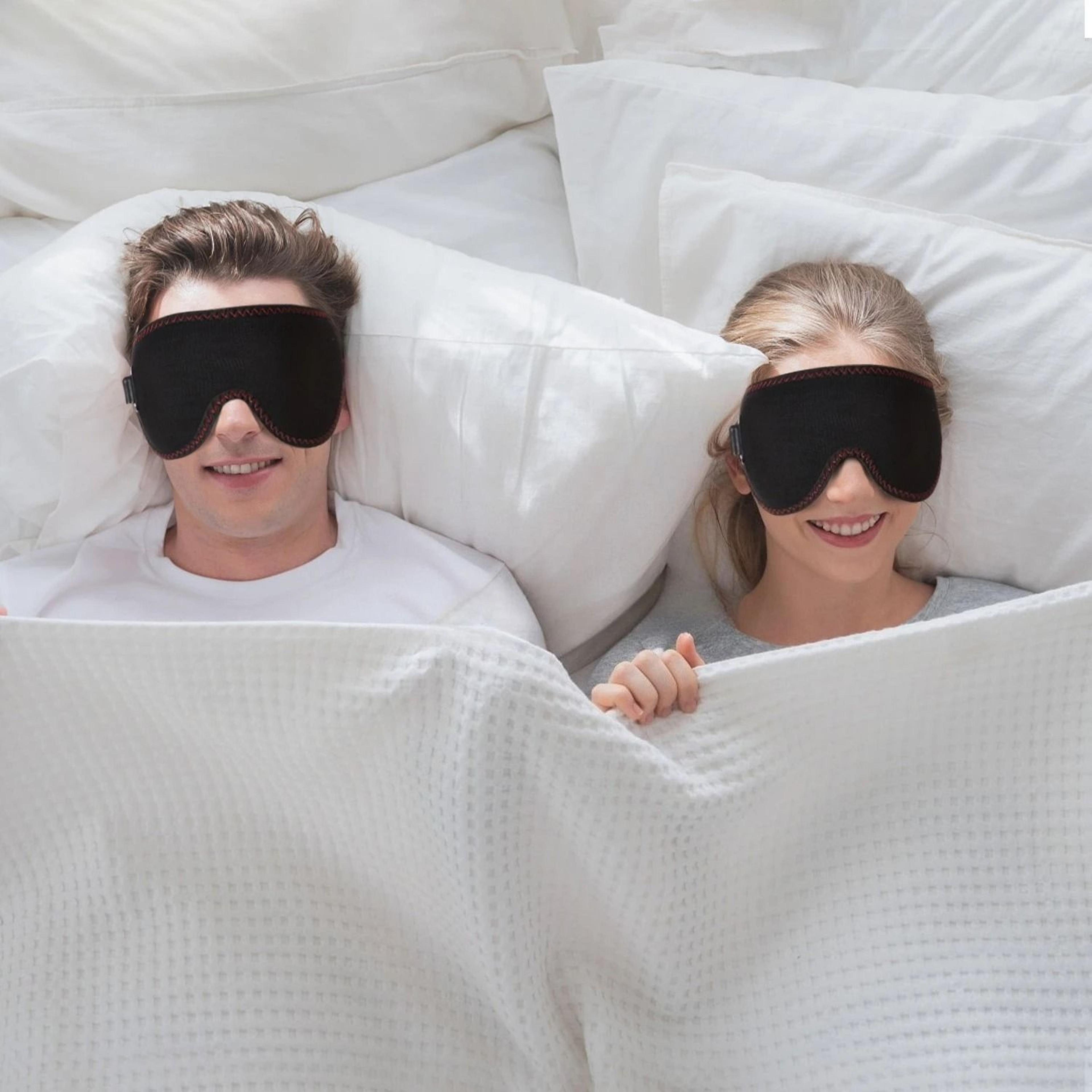 Rechargeable Heated Eye Mask With 3 Temperature Levels For Relaxation  Sleep 4
