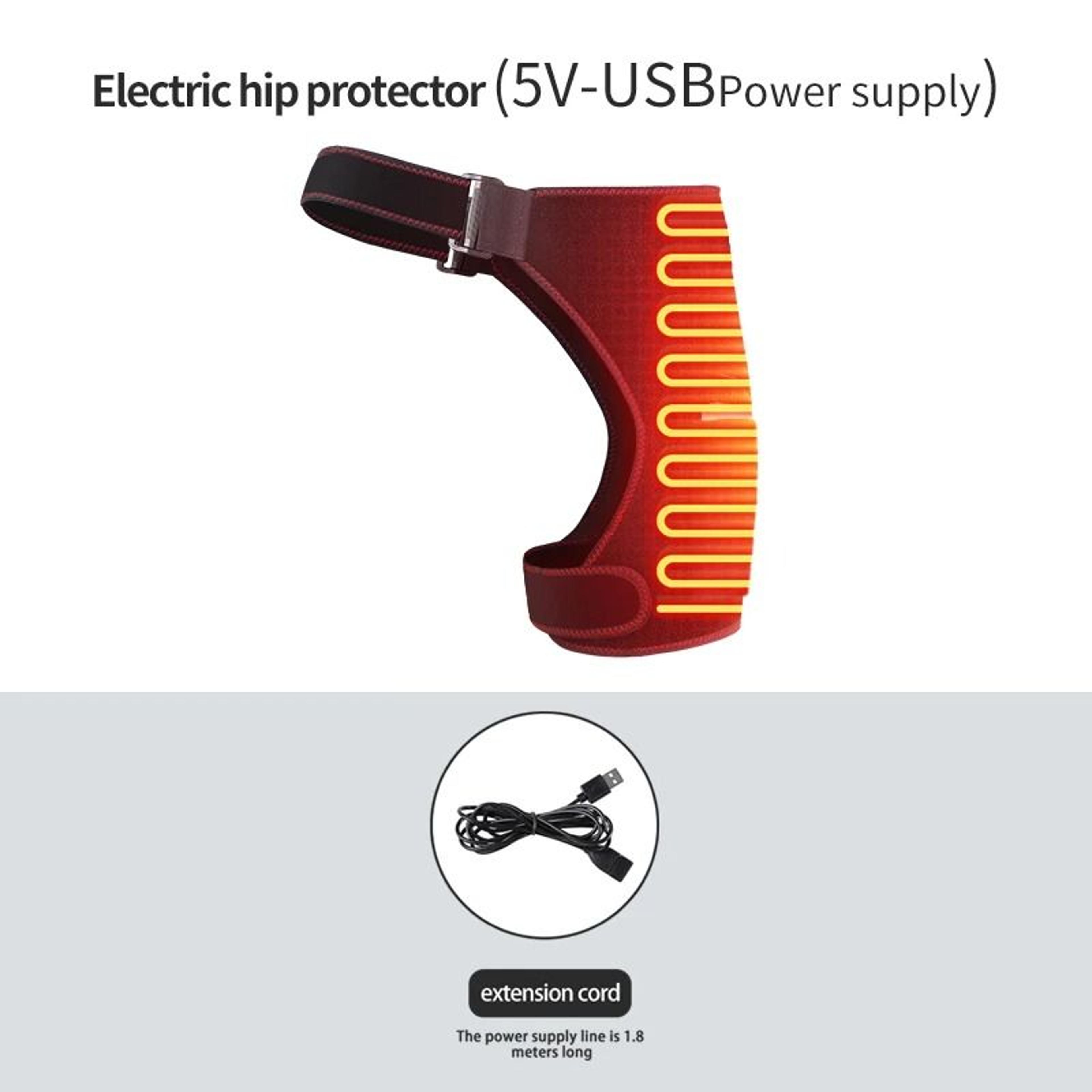 Heated Hip And Thigh Wrap With 3 Temperature Settings And Timer 7