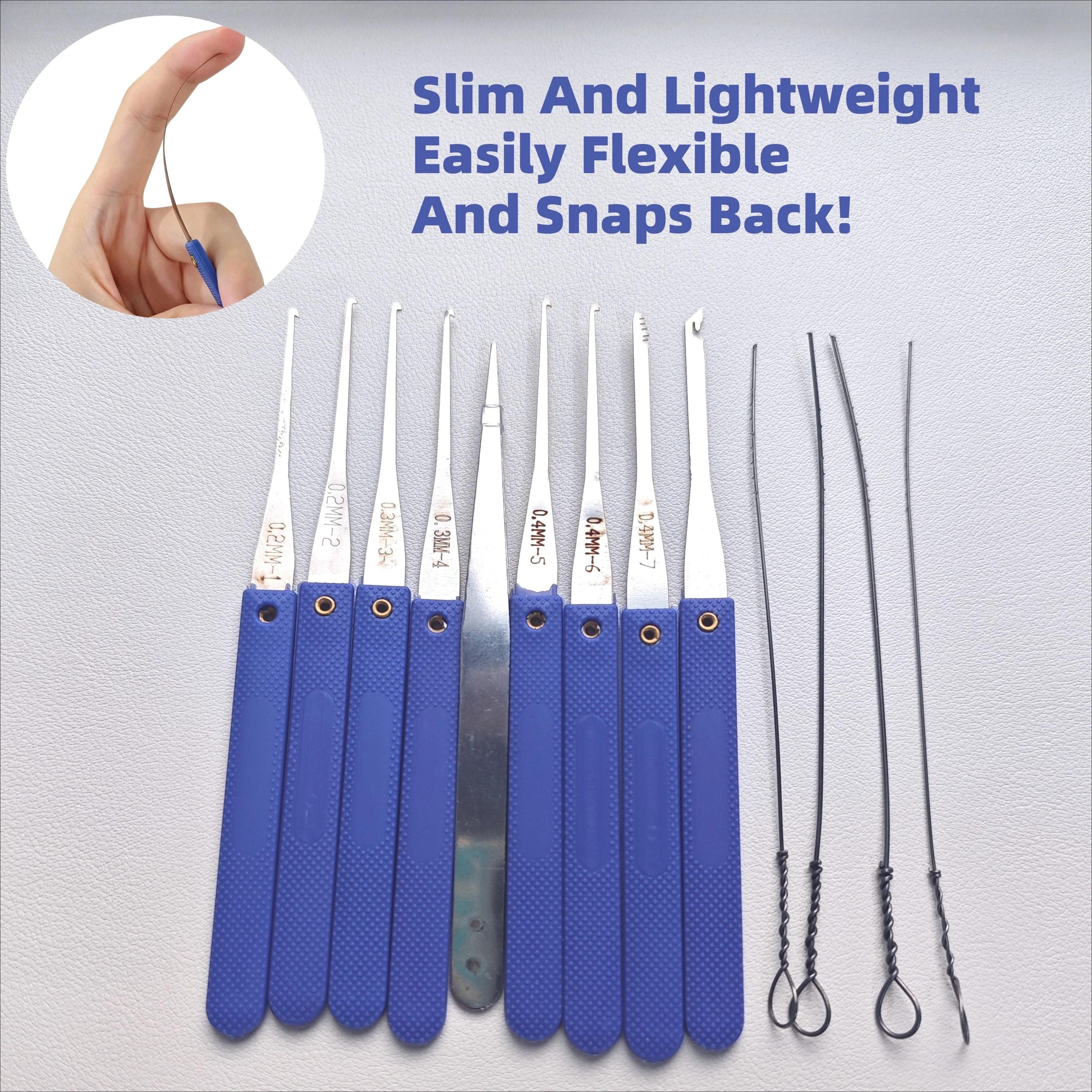 18 In 1 Broken Key Extractor Tool Kit With Tension Wrench For Lock Repair 1