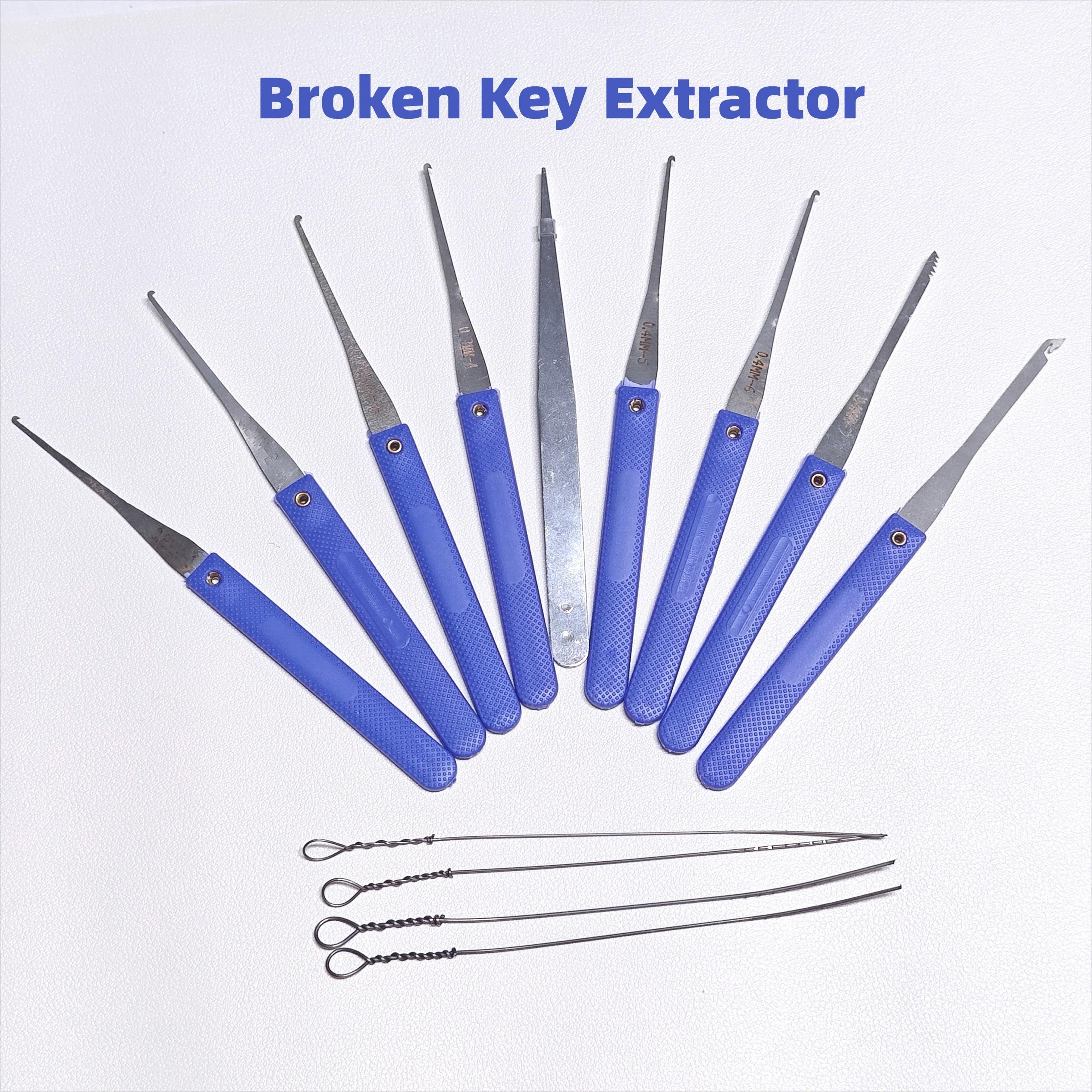 18 In 1 Broken Key Extractor Tool Kit With Tension Wrench For Lock Repair 2