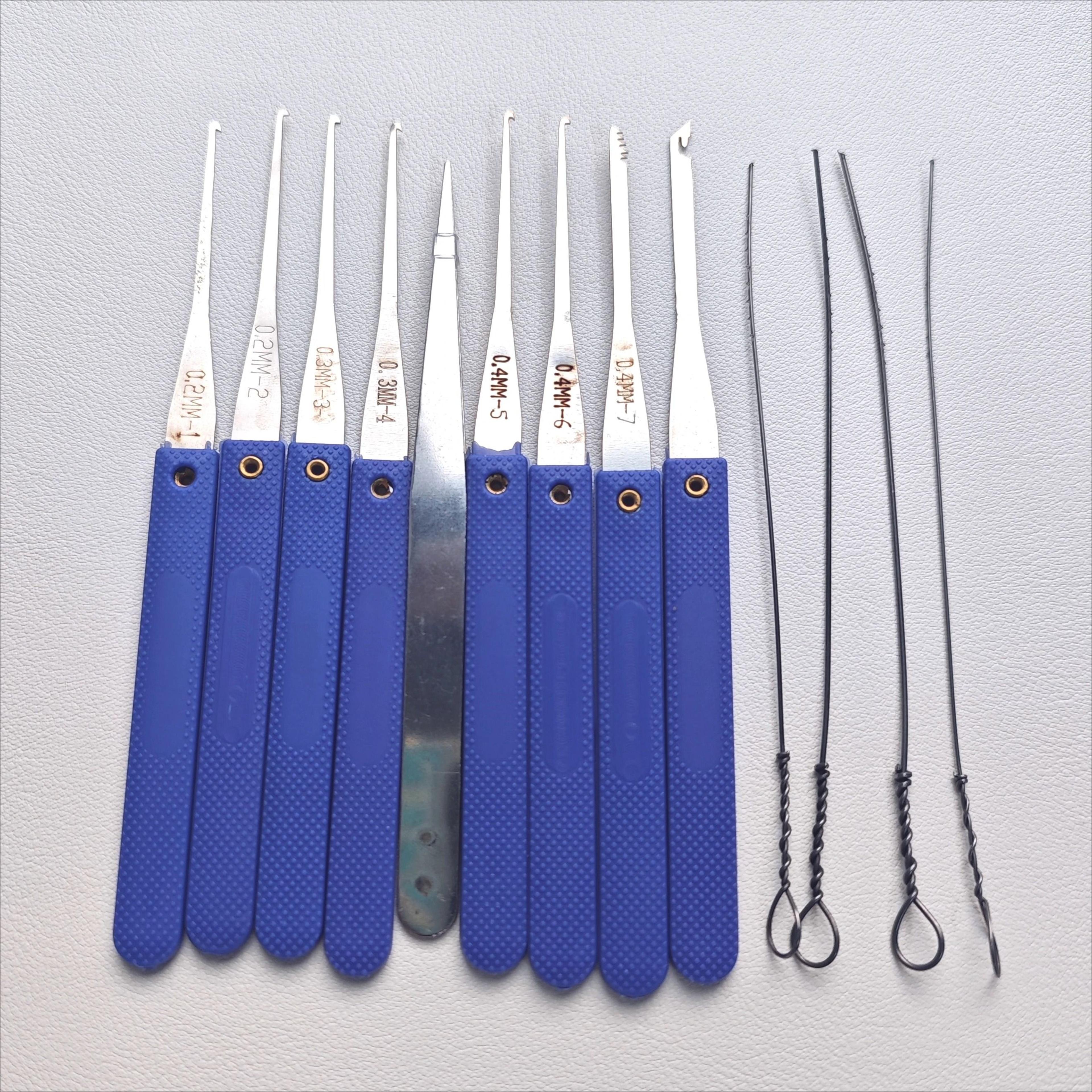 18 In 1 Broken Key Extractor Tool Kit With Tension Wrench For Lock Repair 8