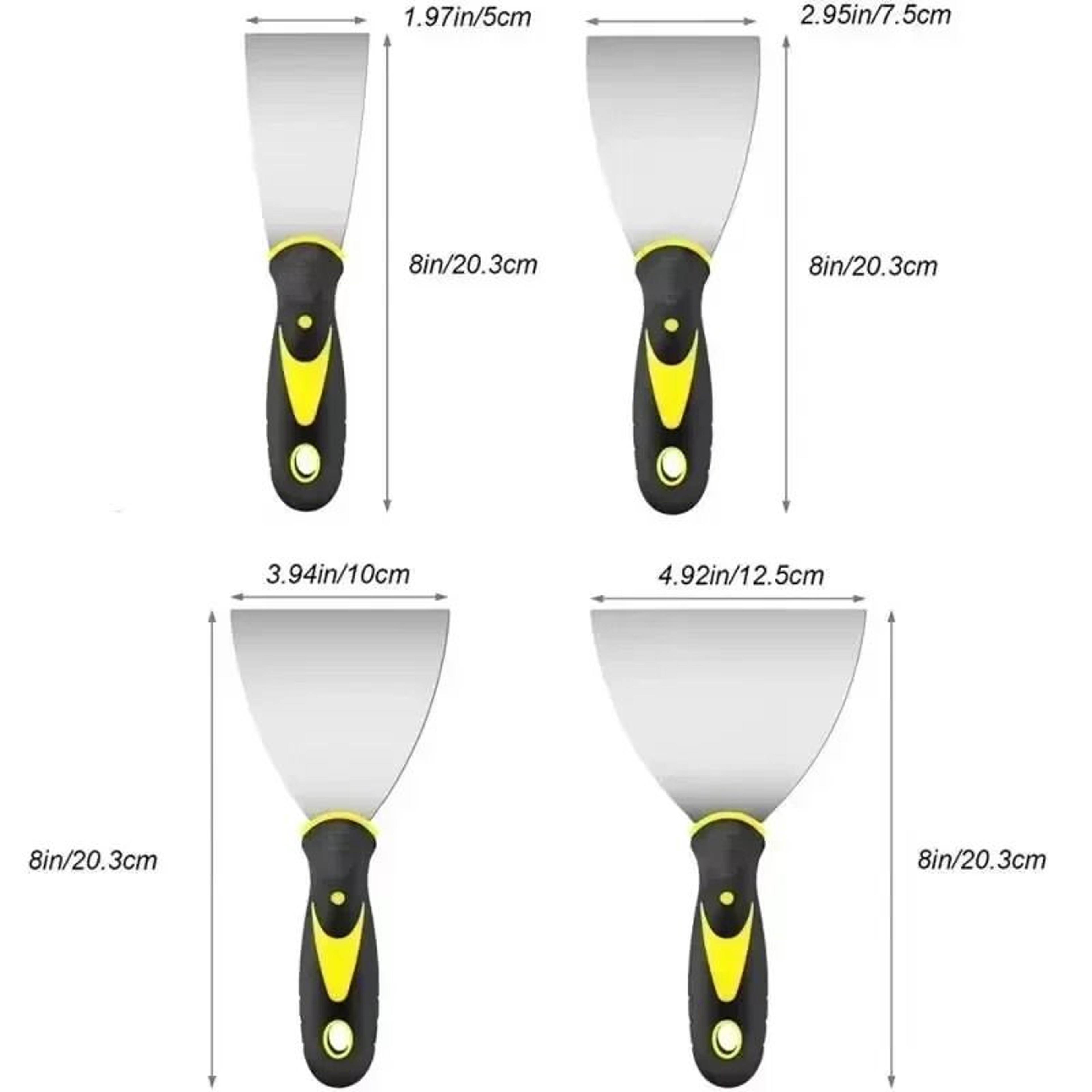 Stainless Steel Putty Knife Scraper For Painting Repairs Cleaning  Construction 1