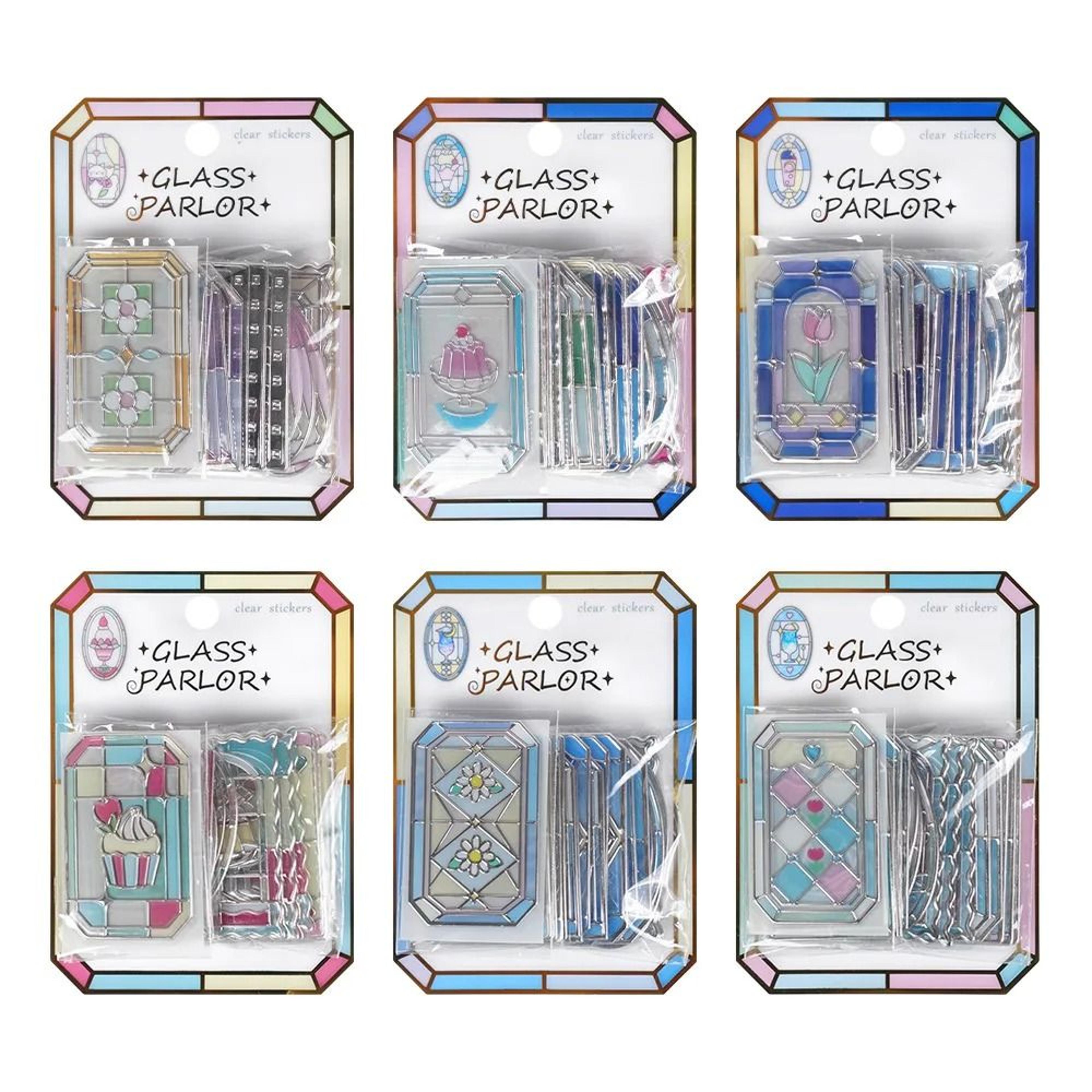 Kawaii 3D Stained Glass Window Stickers For Scrapbooking  Journaling 7