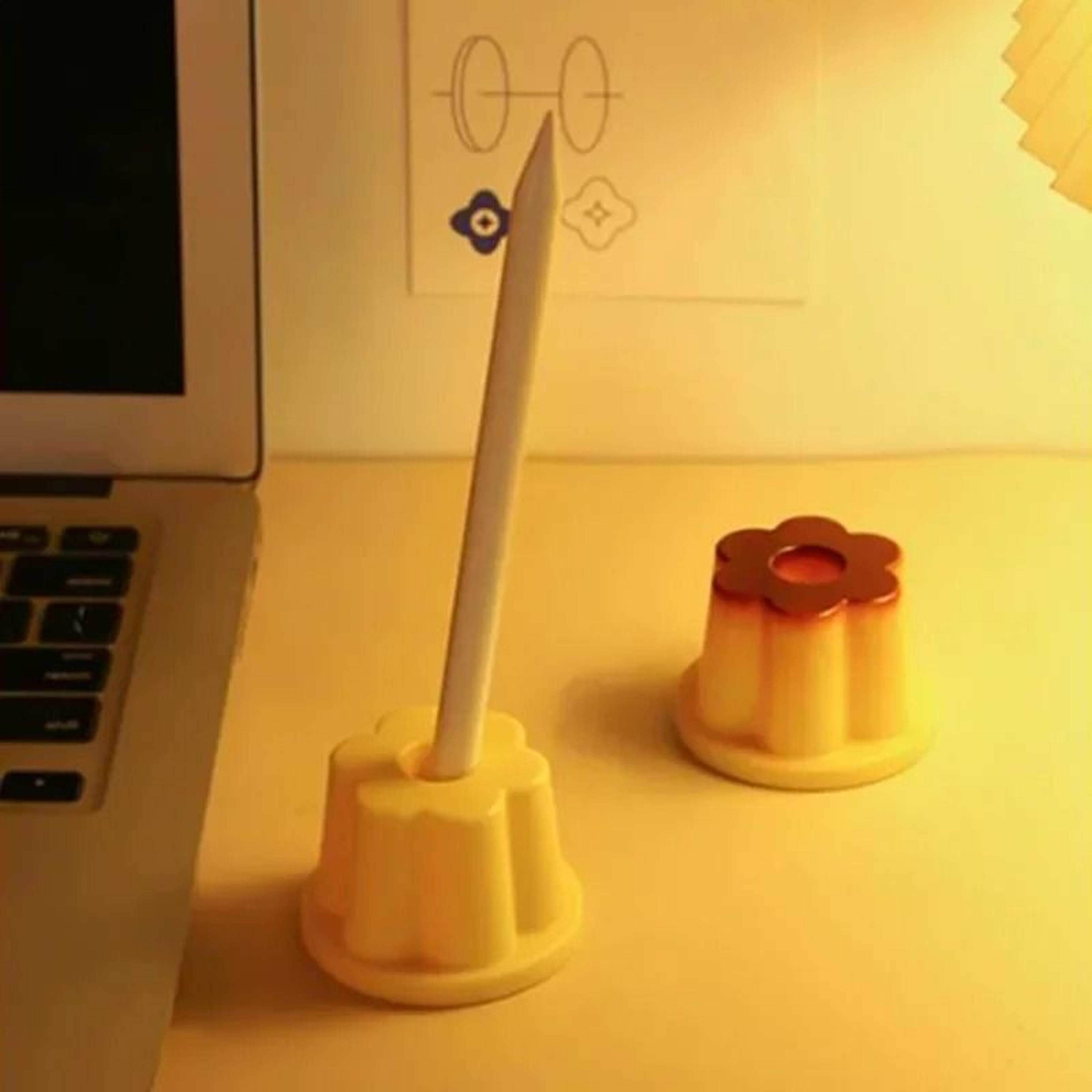 Cute Pudding Pen Holder Desktop Pencil Organizer 3
