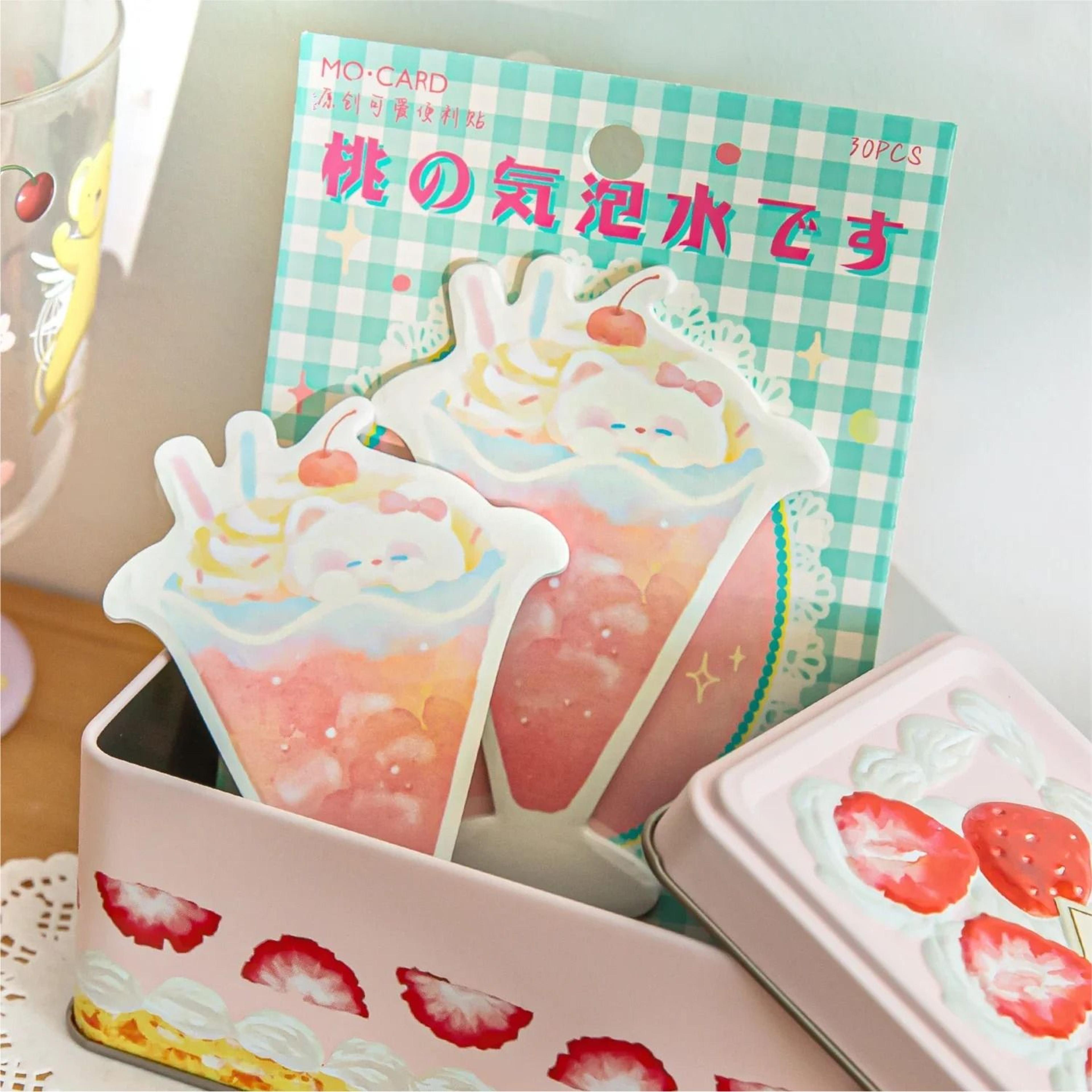 30 Sheet Kawaii Japanese Afternoon Tea Memo Paper Set For Junk Journals Scrapbooking And Collage Cr 5