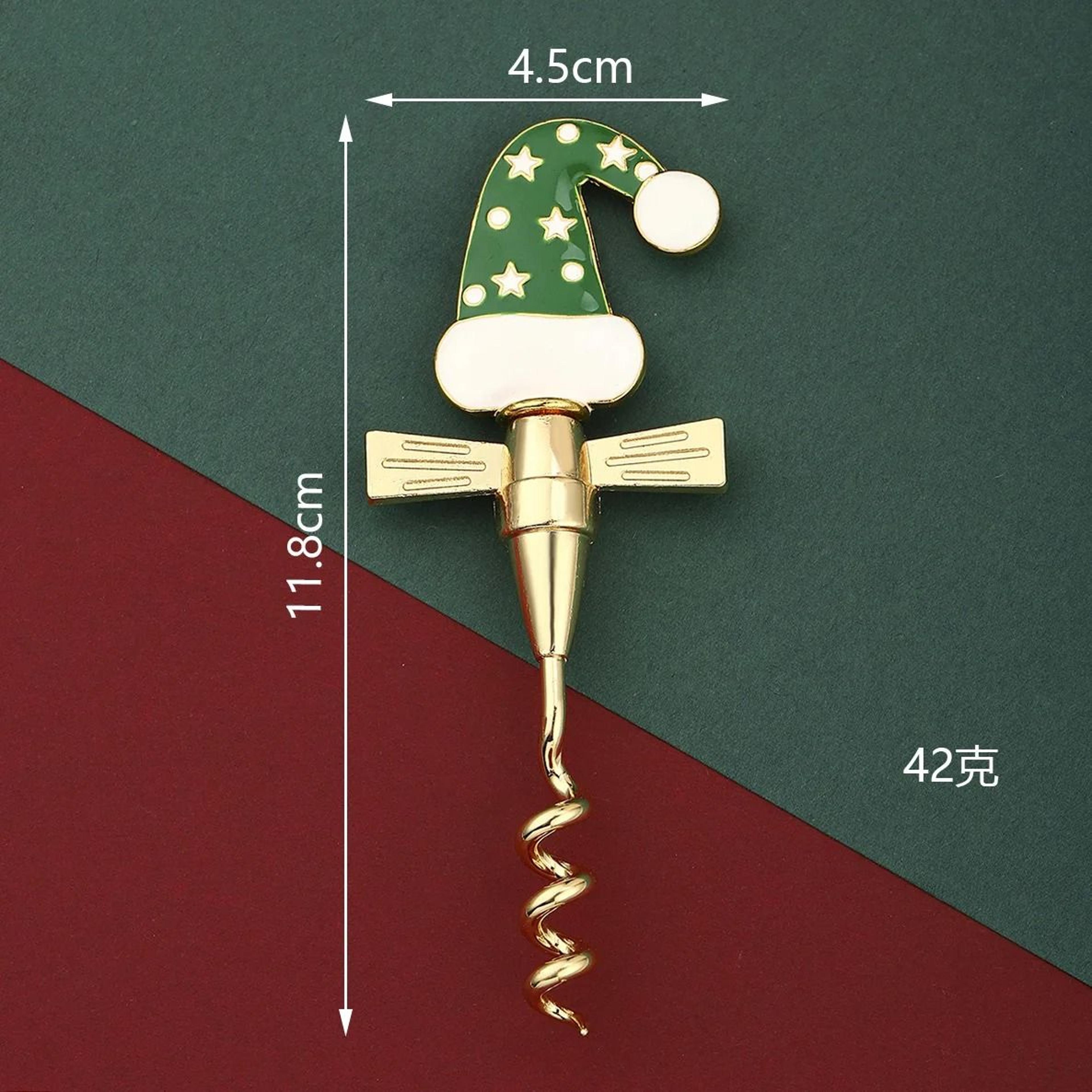 Christmas Bear  Puppy Wine Bottle Opener Decorative Holiday Corkscrew Gift 6