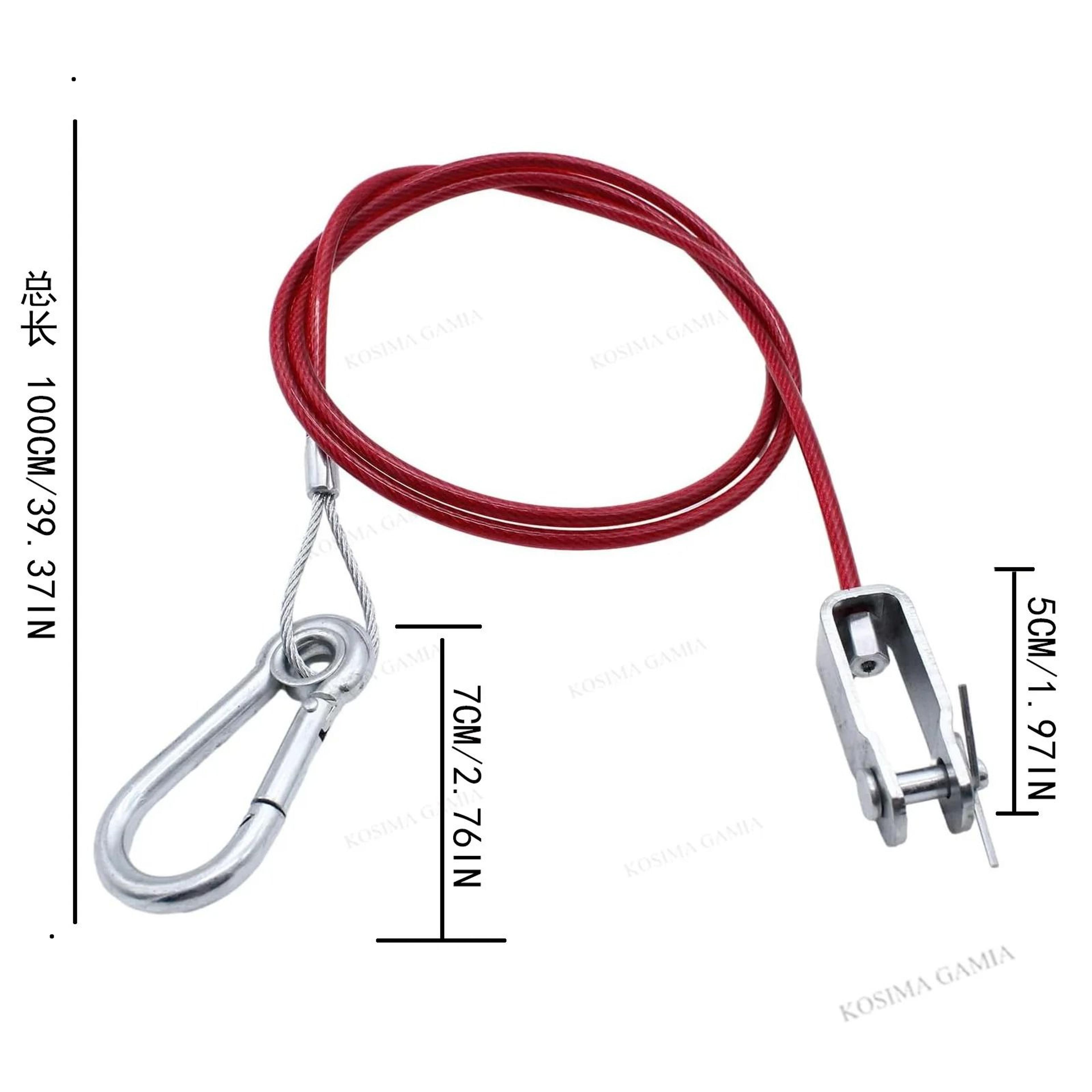 Universal Stainless Steel Trailer Breakaway Safety Cable For Caravan RV  Braked Trailer 1