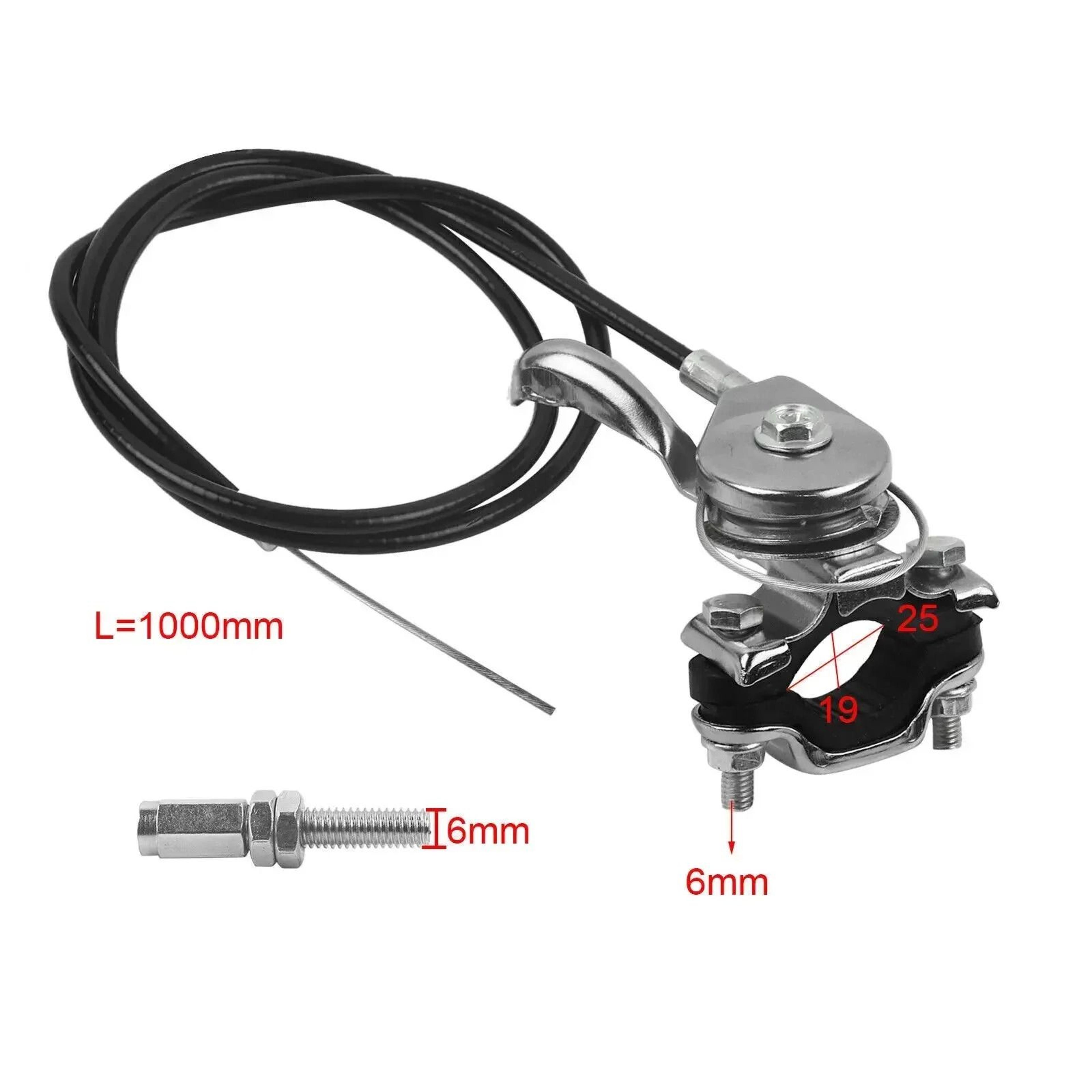 100cm Throttle Control Cable Kit With Lever  Kill Switch For Honda GX160 GX200 Engines 6
