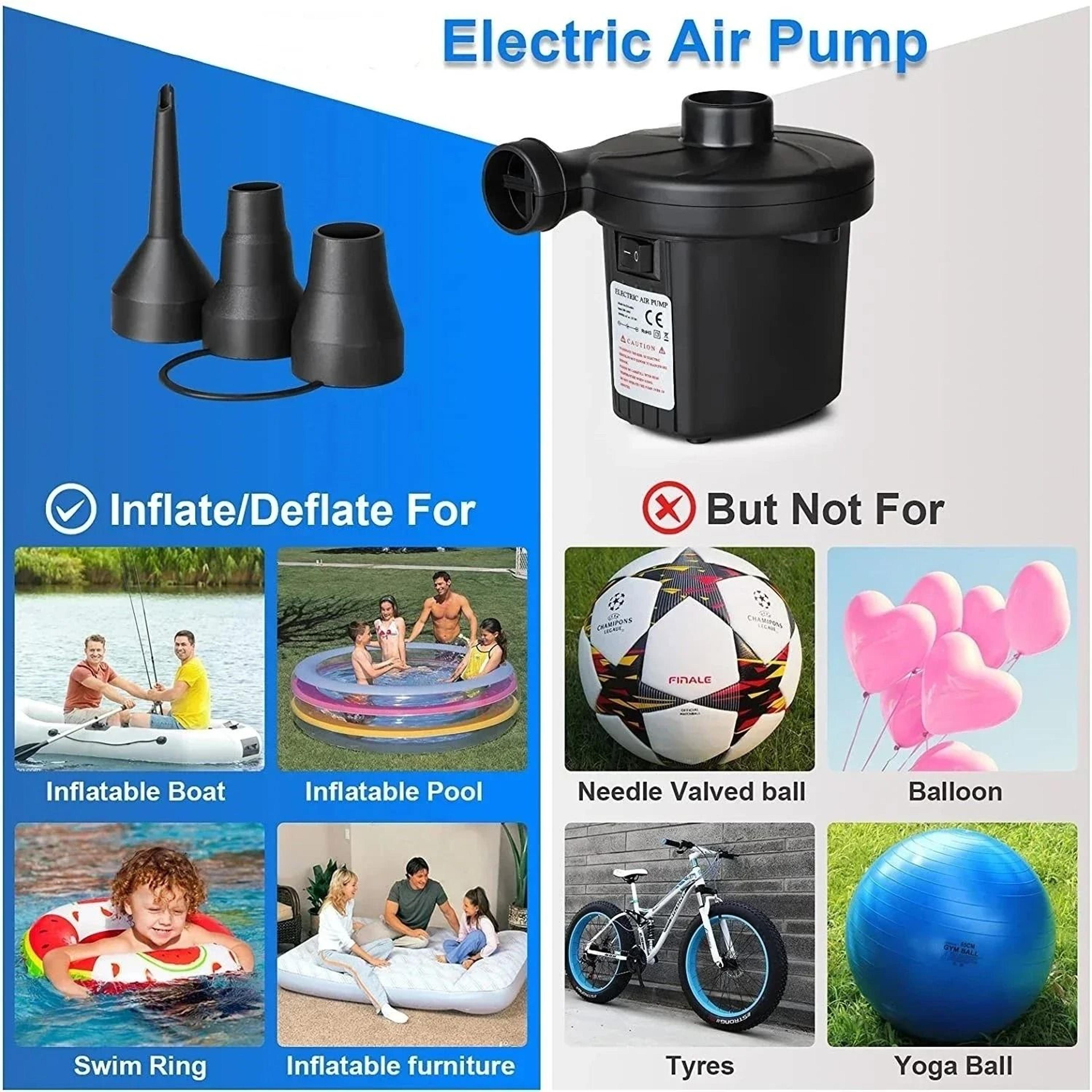 Portable Electric Air Pump For Air Mattresses Pool Floats Boats  Inflatables 3