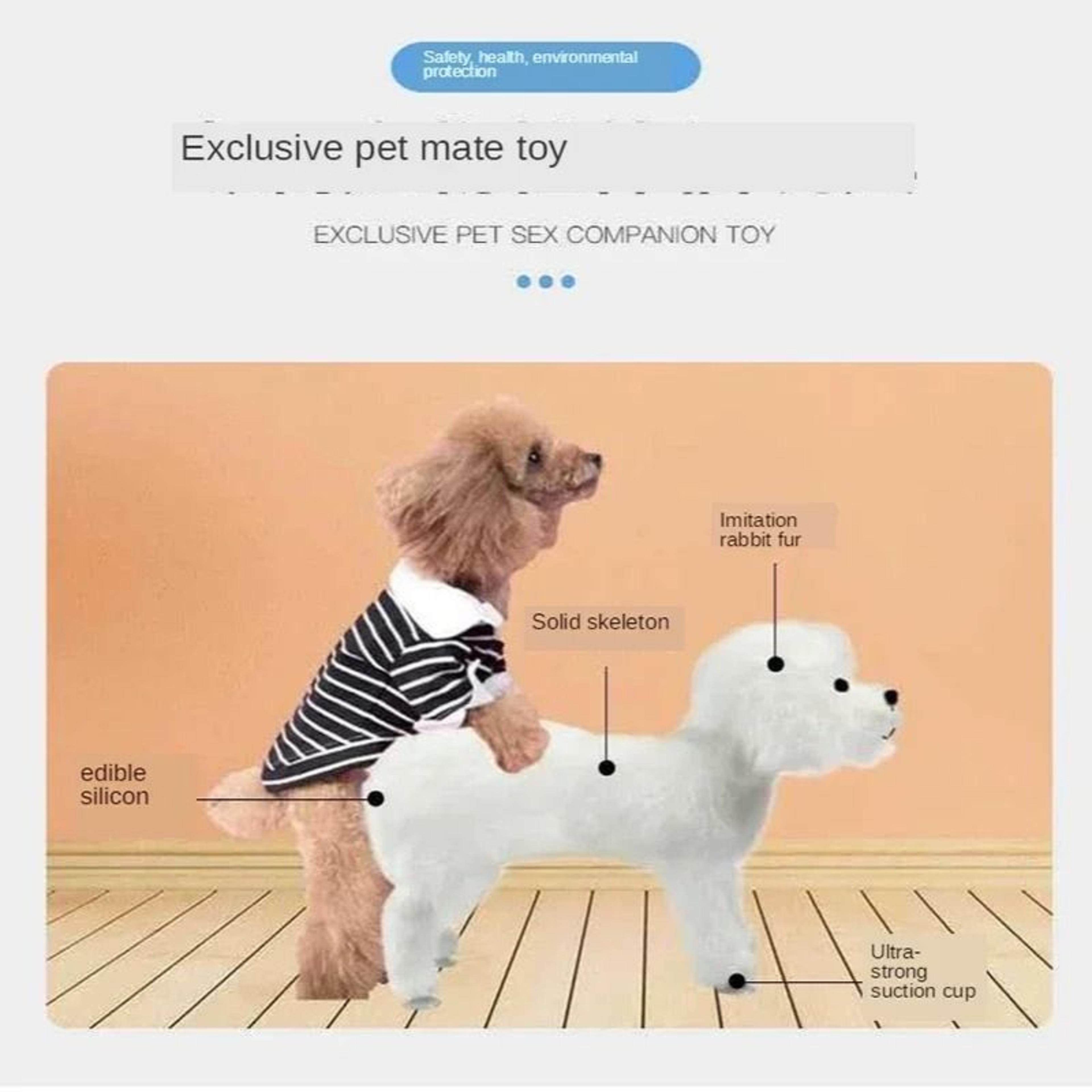 Silicone Dog Companion Toy For Male Dogs With Suction Base 4