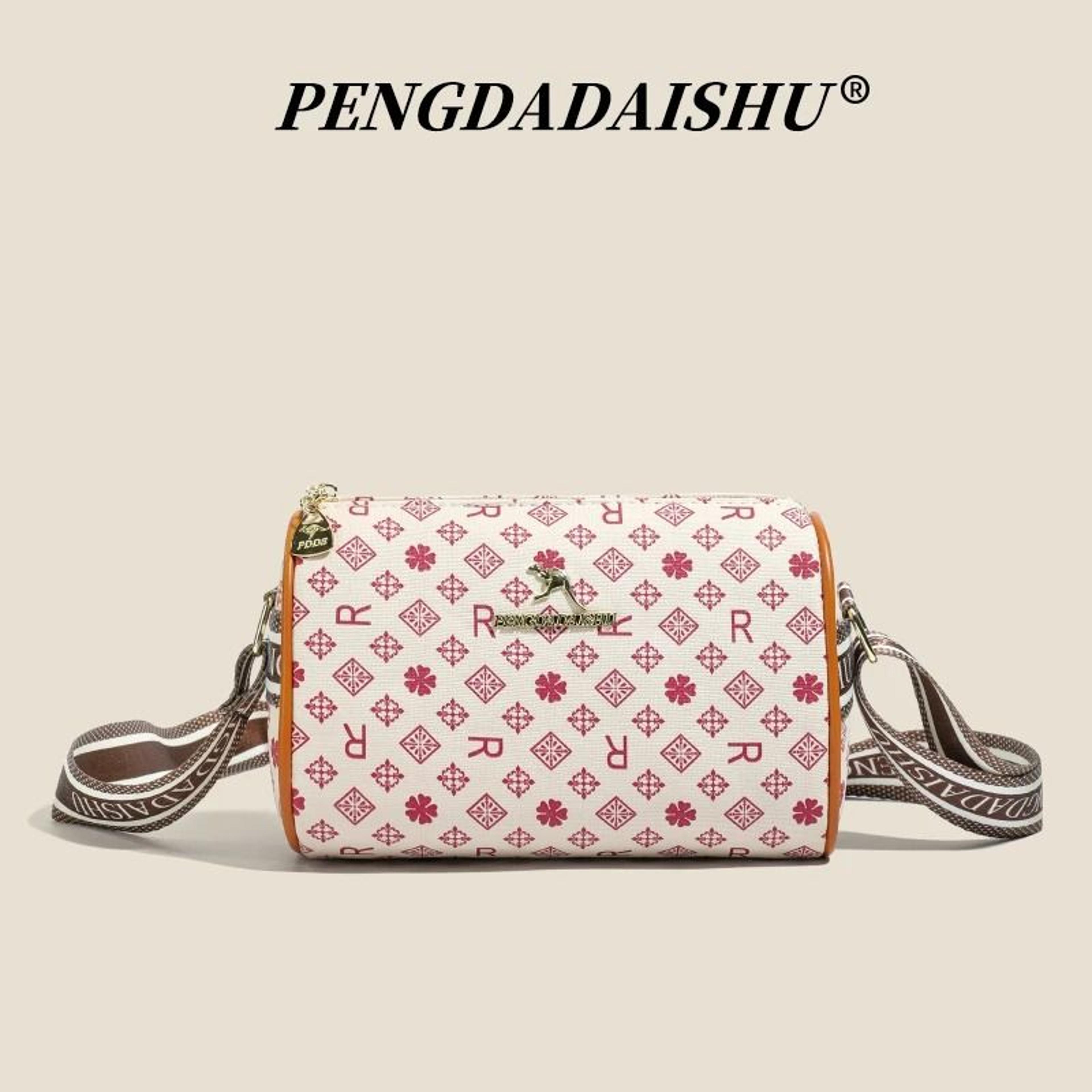 Retro Alphabet Print Pillow Shoulder Bag Womens Crossbody Purse 7