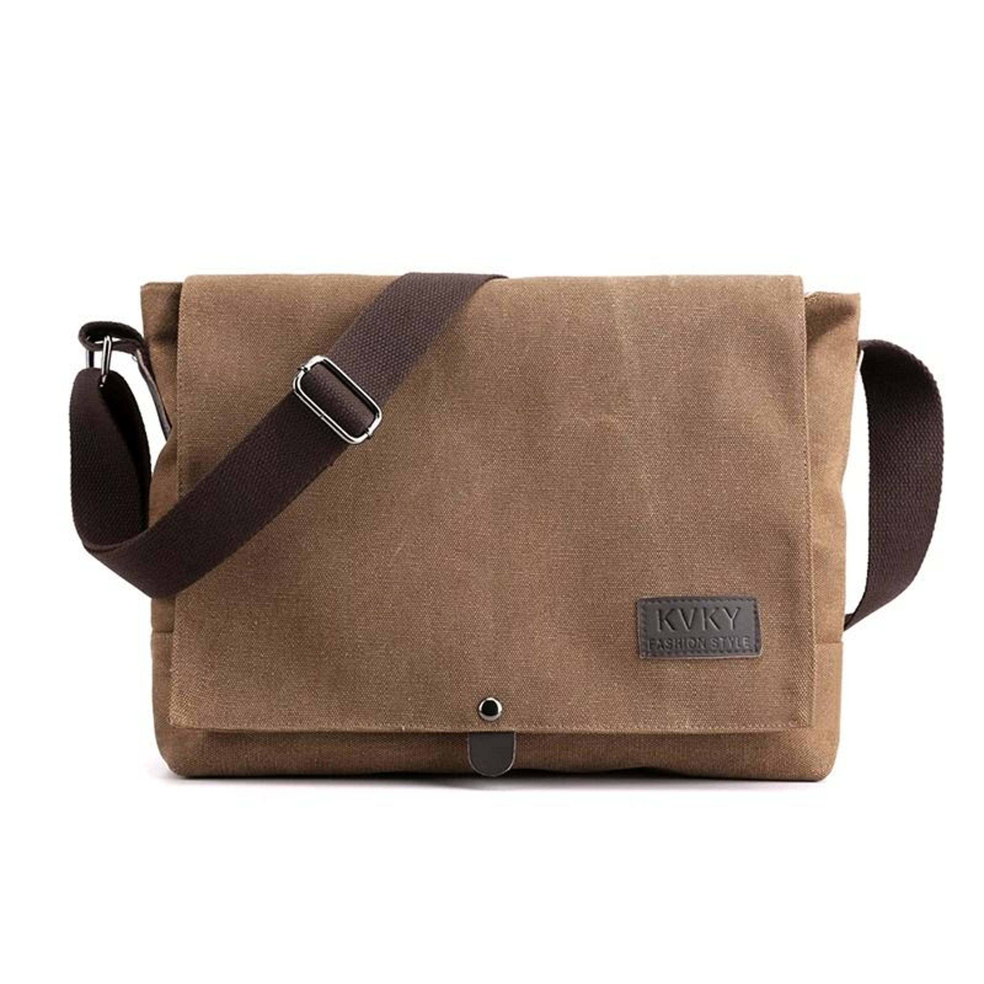 Mens Large Capacity Business Sling Bag Multifunction Travel Crossbody 9