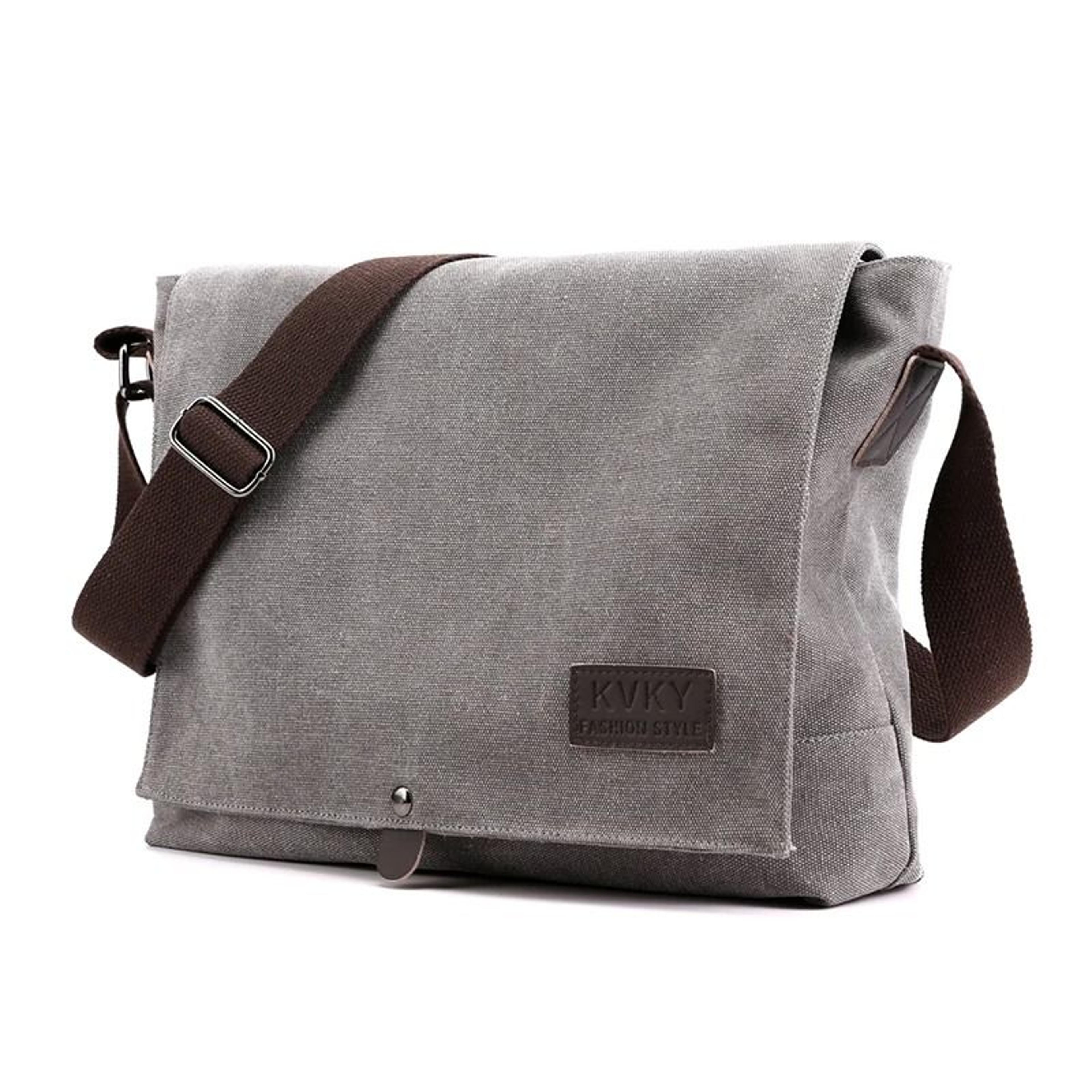 Mens Large Capacity Business Sling Bag Multifunction Travel Crossbody 3