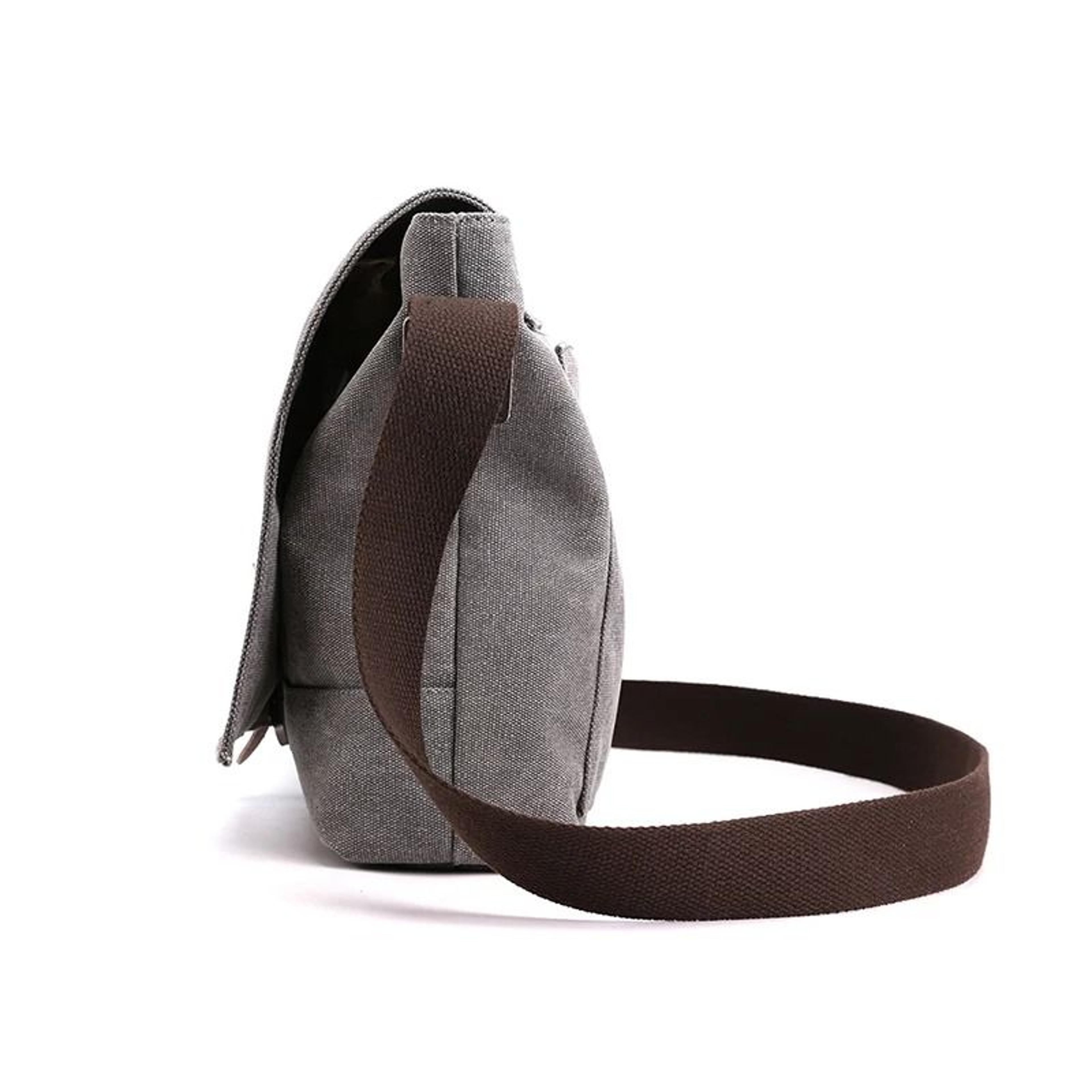 Mens Large Capacity Business Sling Bag Multifunction Travel Crossbody 4