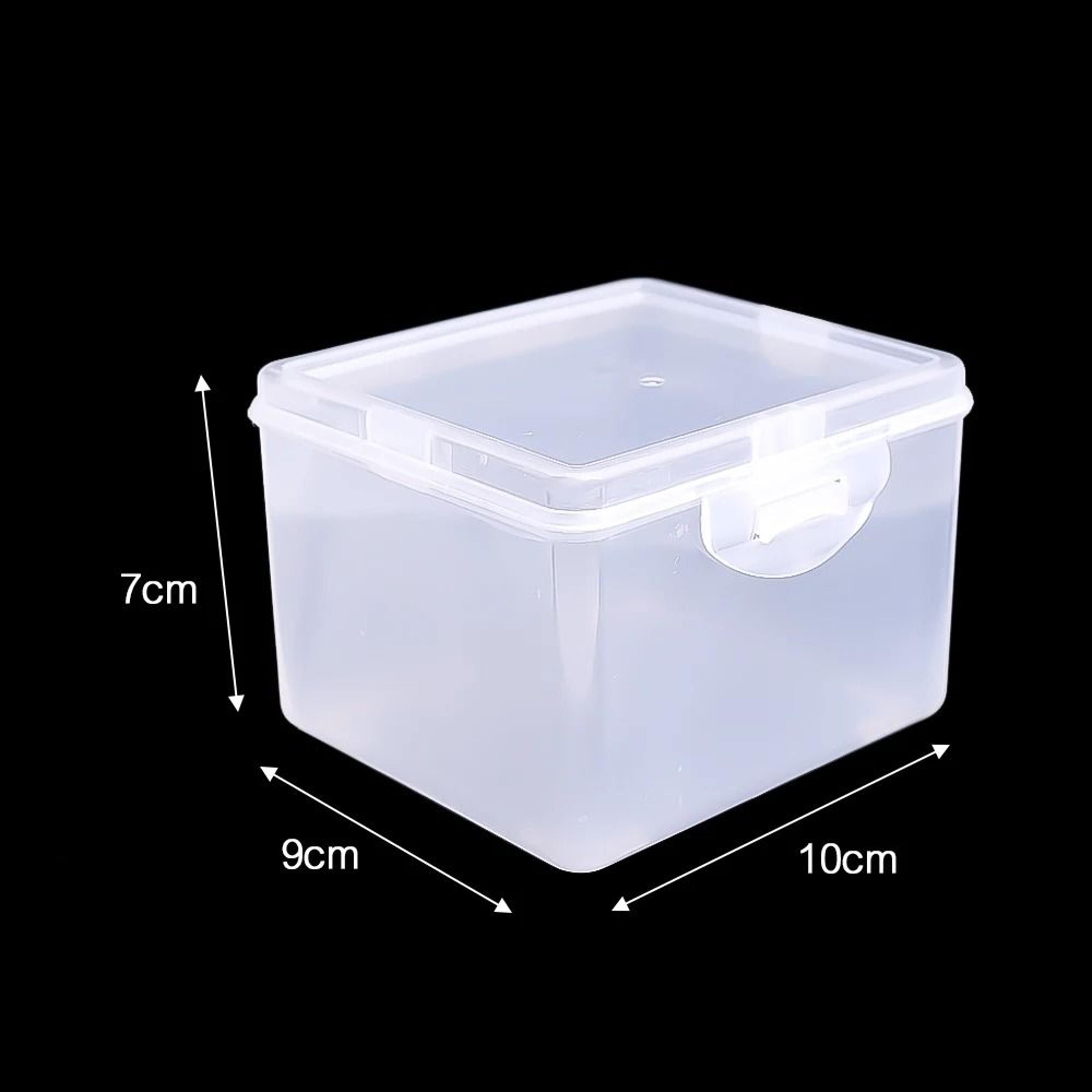 Clear Plastic Storage Box With Lid Multipurpose Organizer Case For Jewelry Crafts And Office Suppli 6