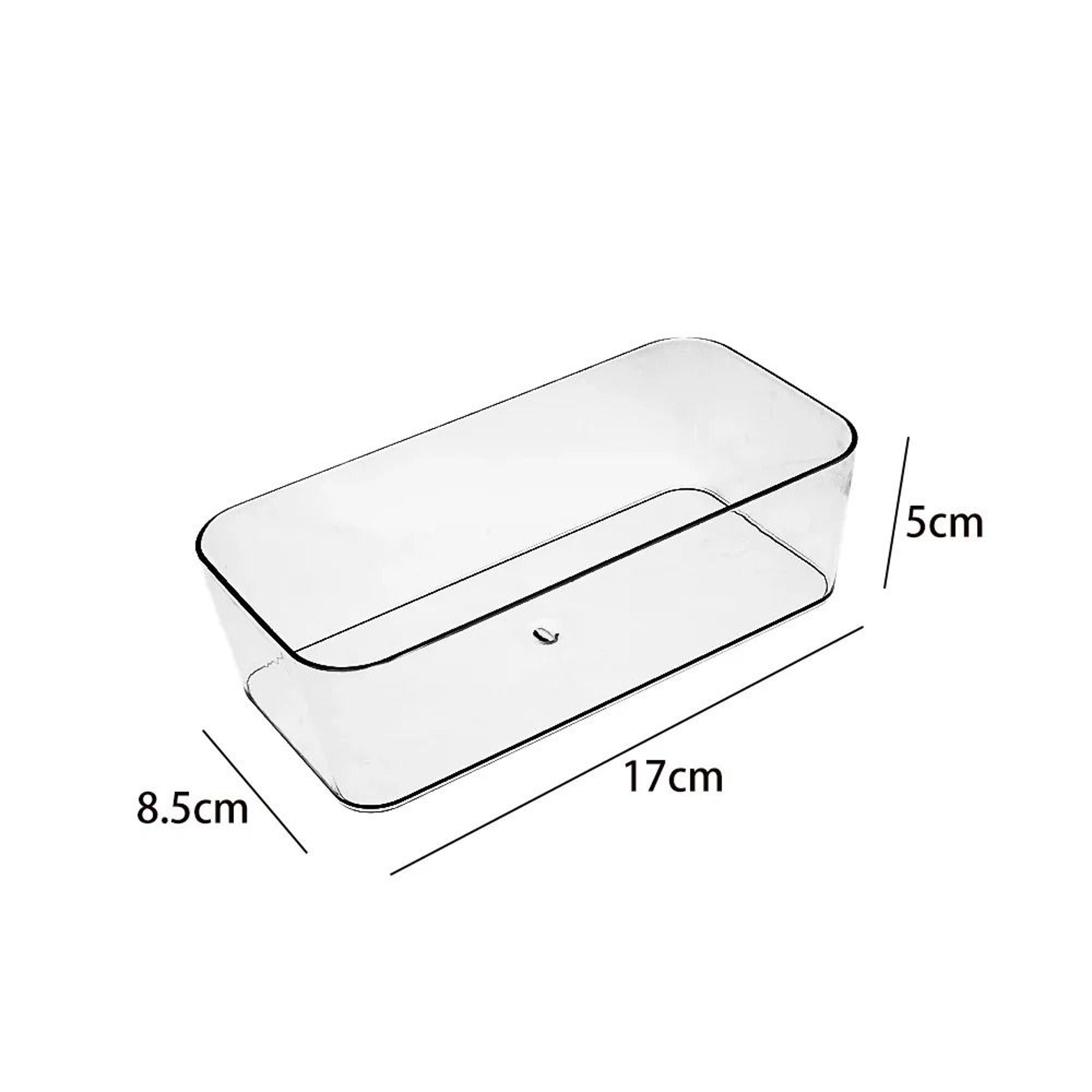 Clear Plastic Storage Box Large Capacity Desktop Organizer For Makeup Jewelry And Office Supplies 6
