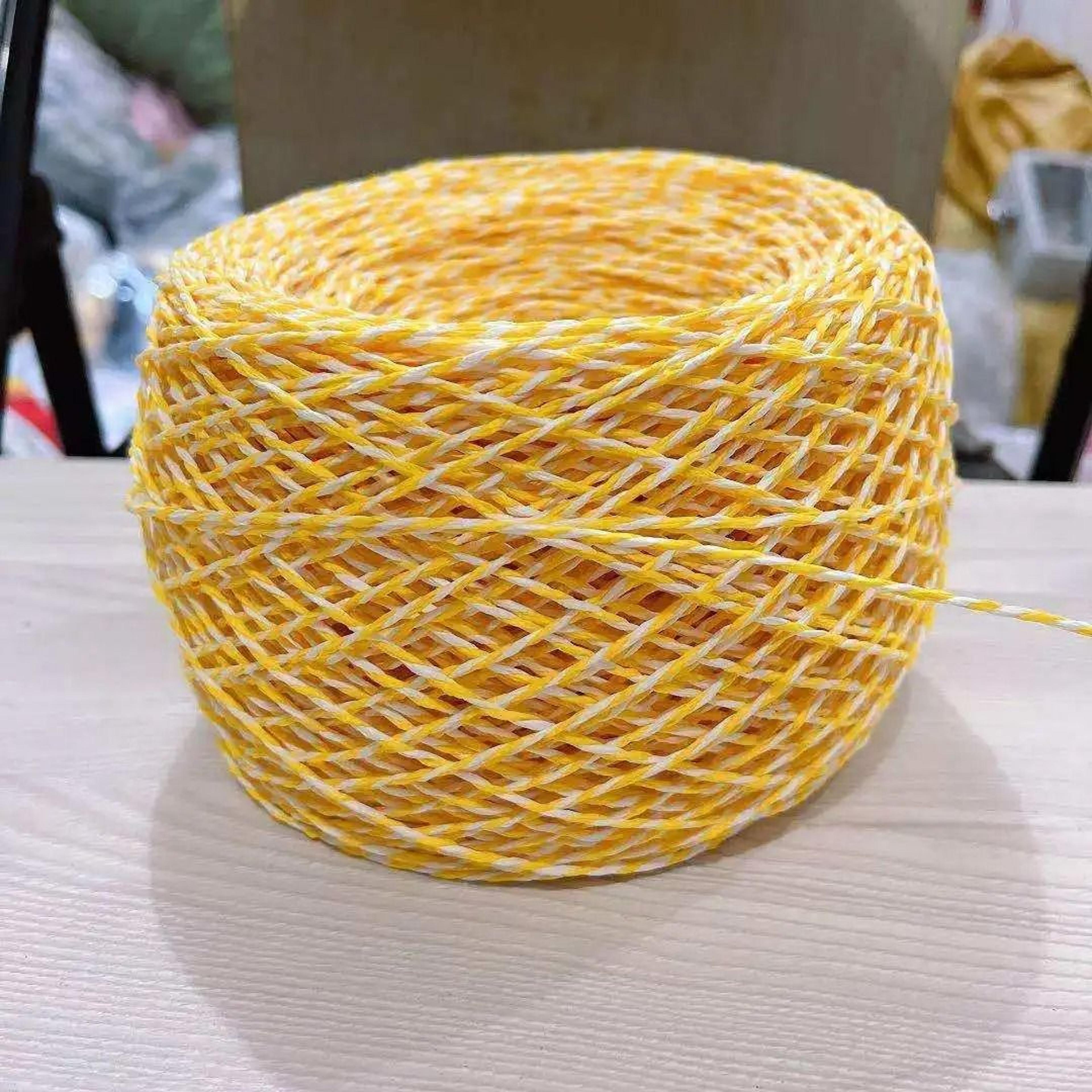 Chunky Paper Raffia Yarn For Crochet Knitting Bags Hats And DIY Crafts 26