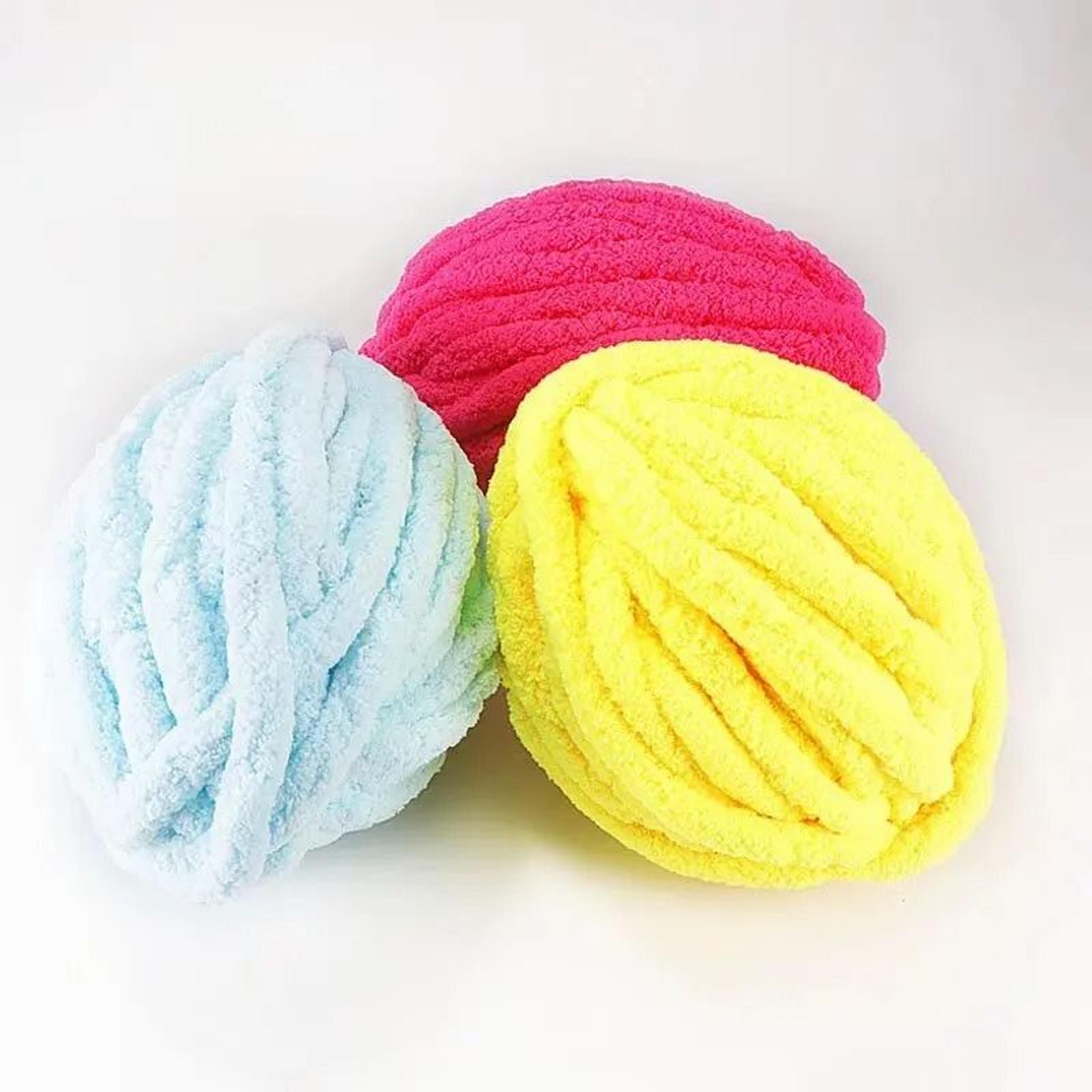 Giant Chenille Chunky Yarn For Blanket Arm Knitting Crochet And Home DIY Crafts 5