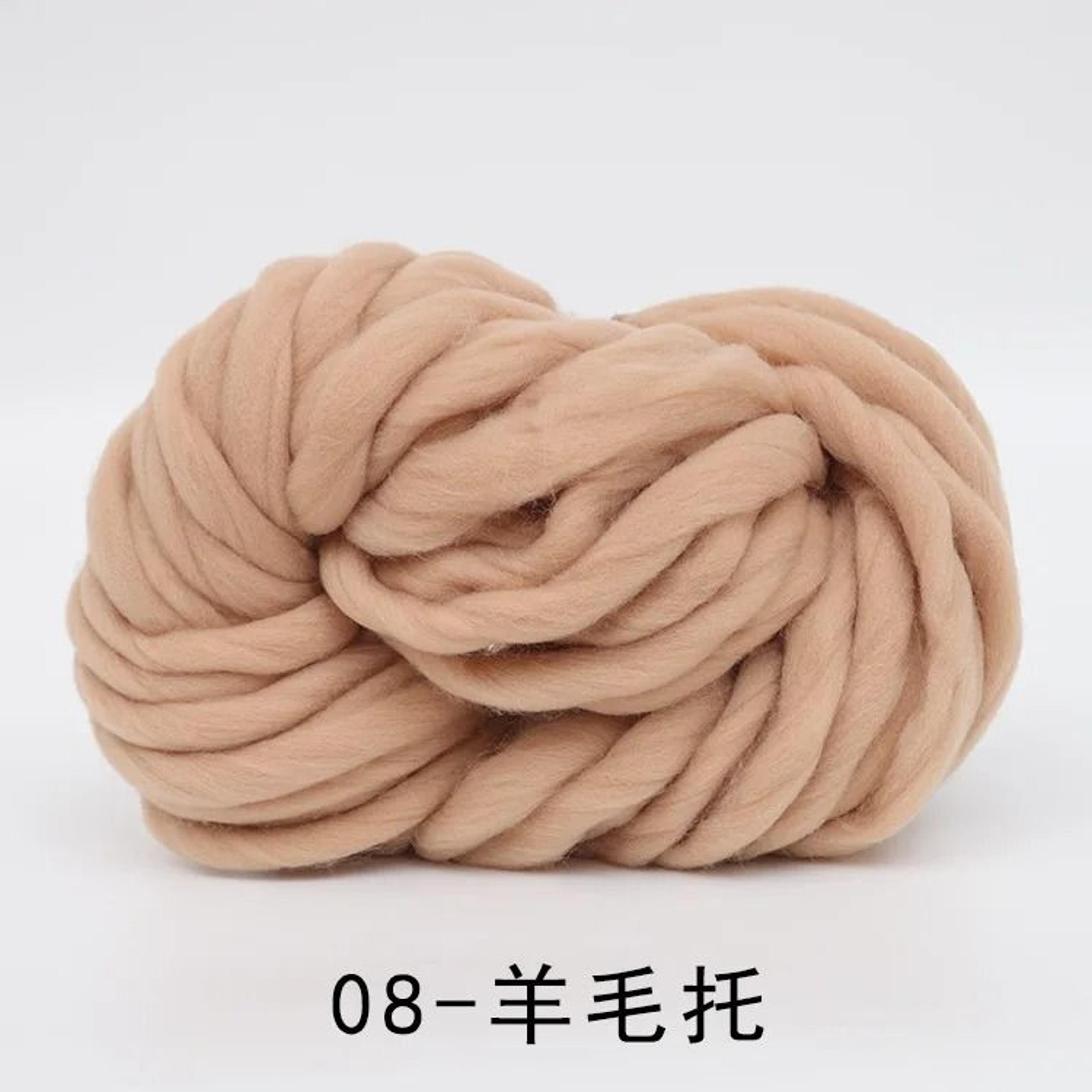 Natural Merino Wool Chunky Yarn For Knitting Crochet Blankets Hats Scarves And DIY Crafts 9
