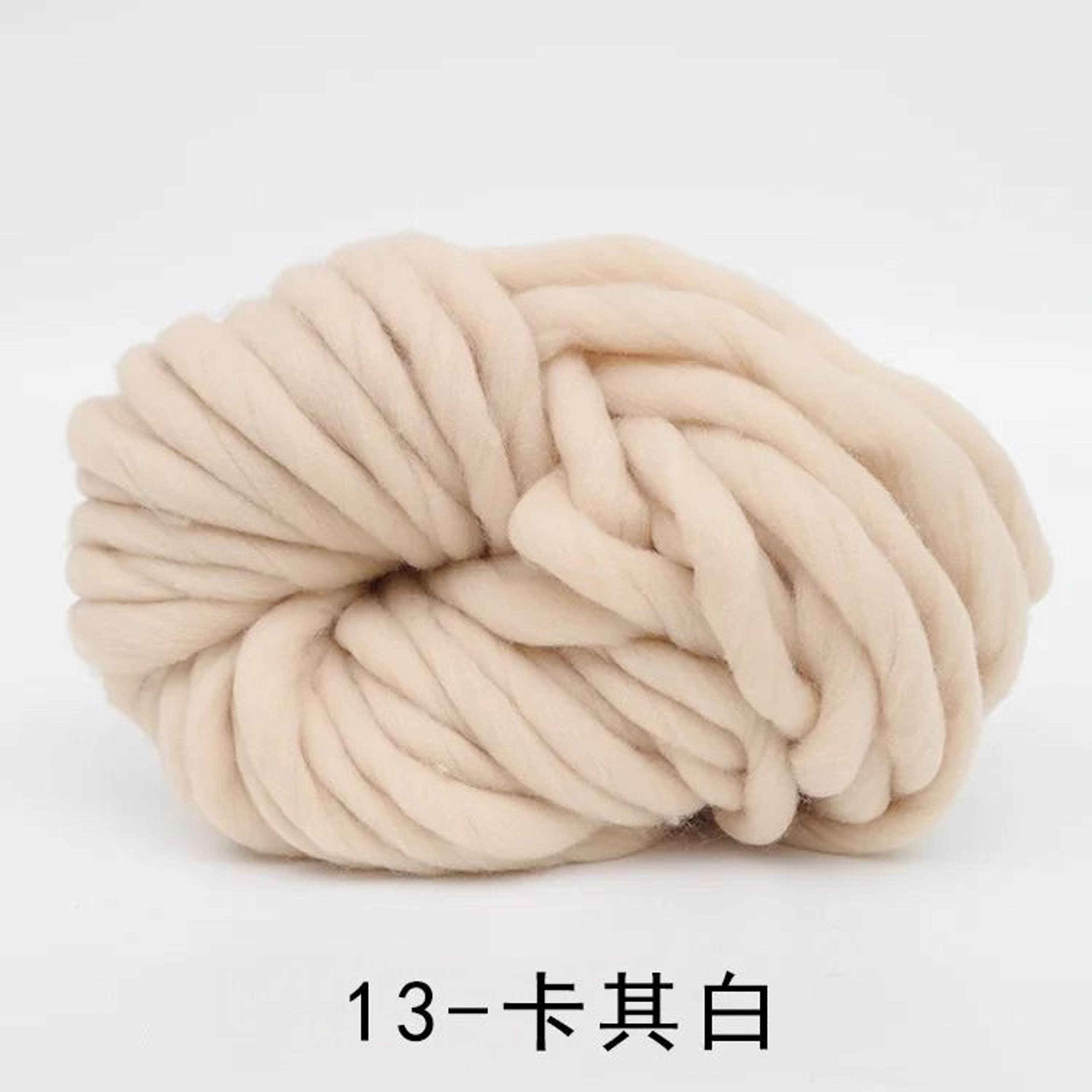 Natural Merino Wool Chunky Yarn For Knitting Crochet Blankets Hats Scarves And DIY Crafts 14