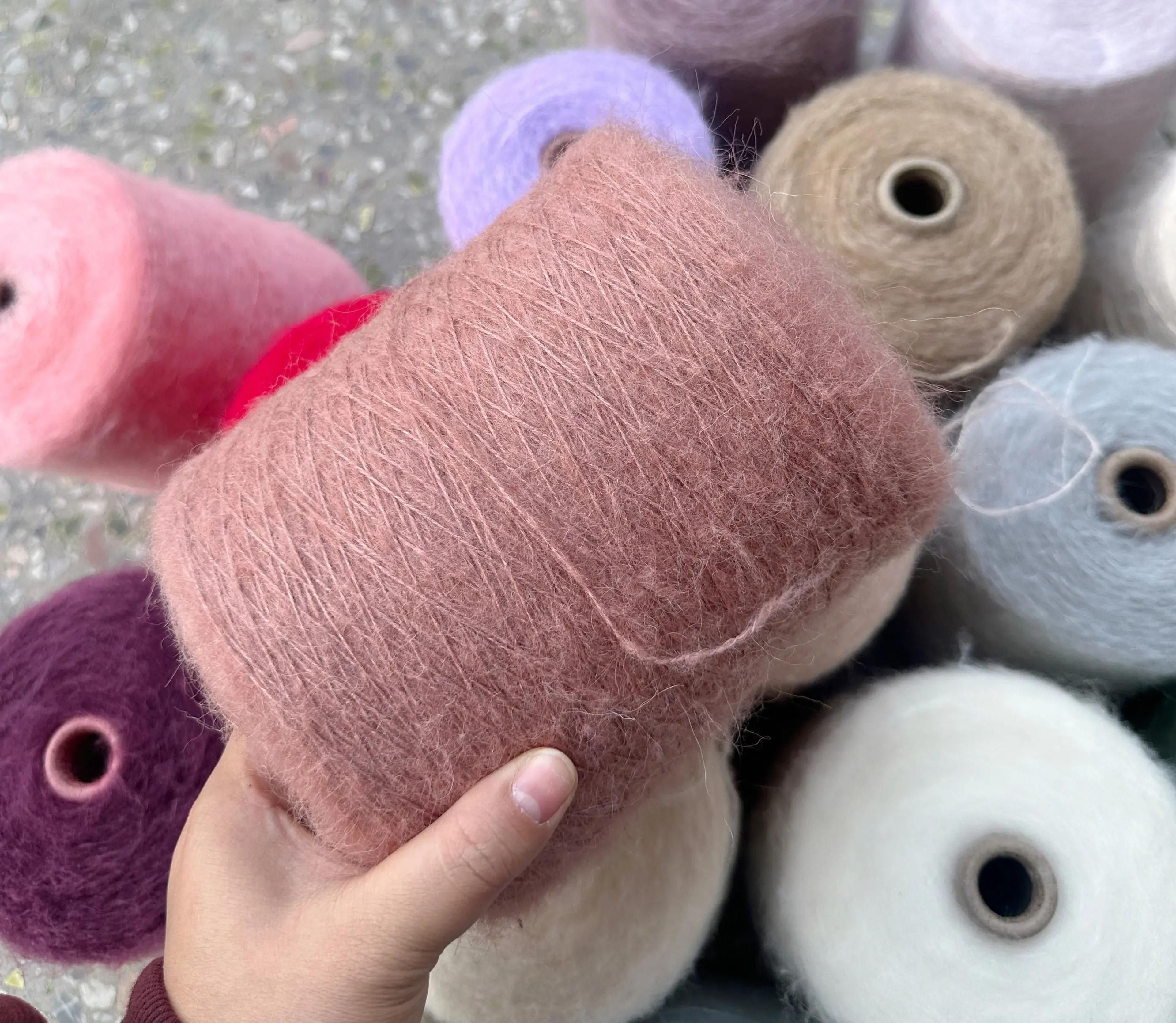 Medium Chunky Mohair Yarn For Knitting Crochet Sweaters Hats Scarves And DIY Crafts 22