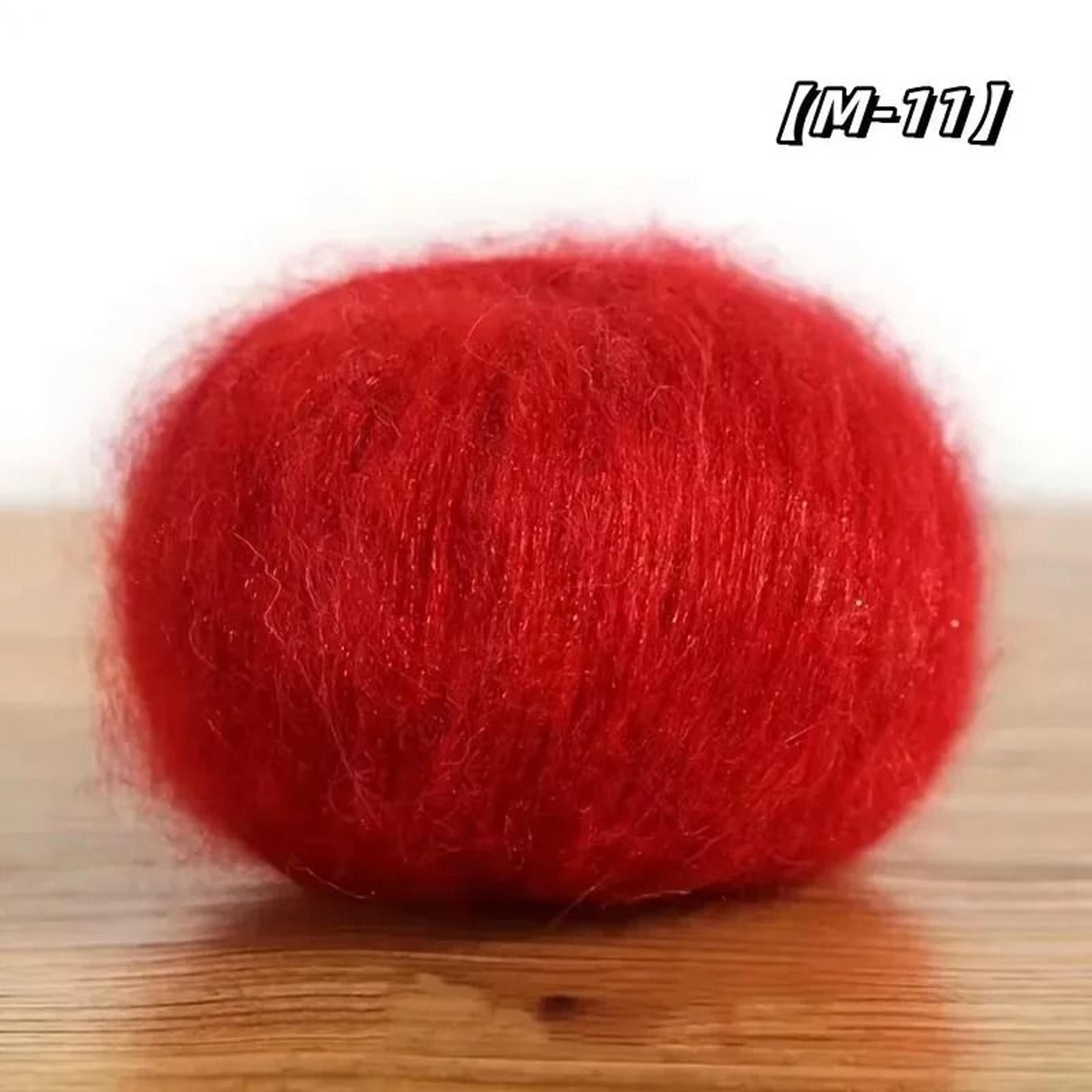 Metallic Mohair Chunky Yarn For Knitting Sweaters Scarves Shawls And DIY Crafts 17