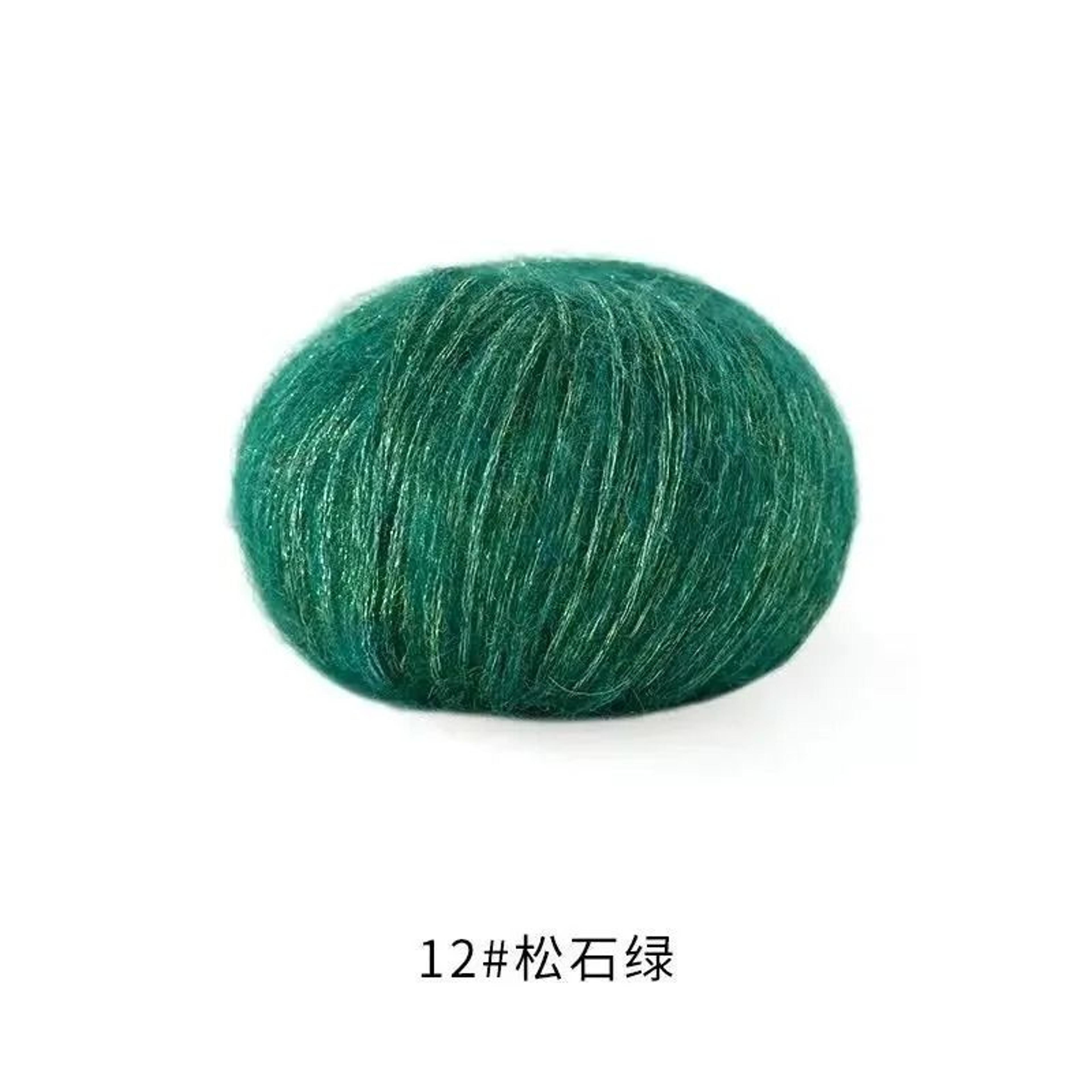 Metallic Mohair Chunky Yarn For Knitting Sweaters Scarves Shawls And DIY Crafts 24